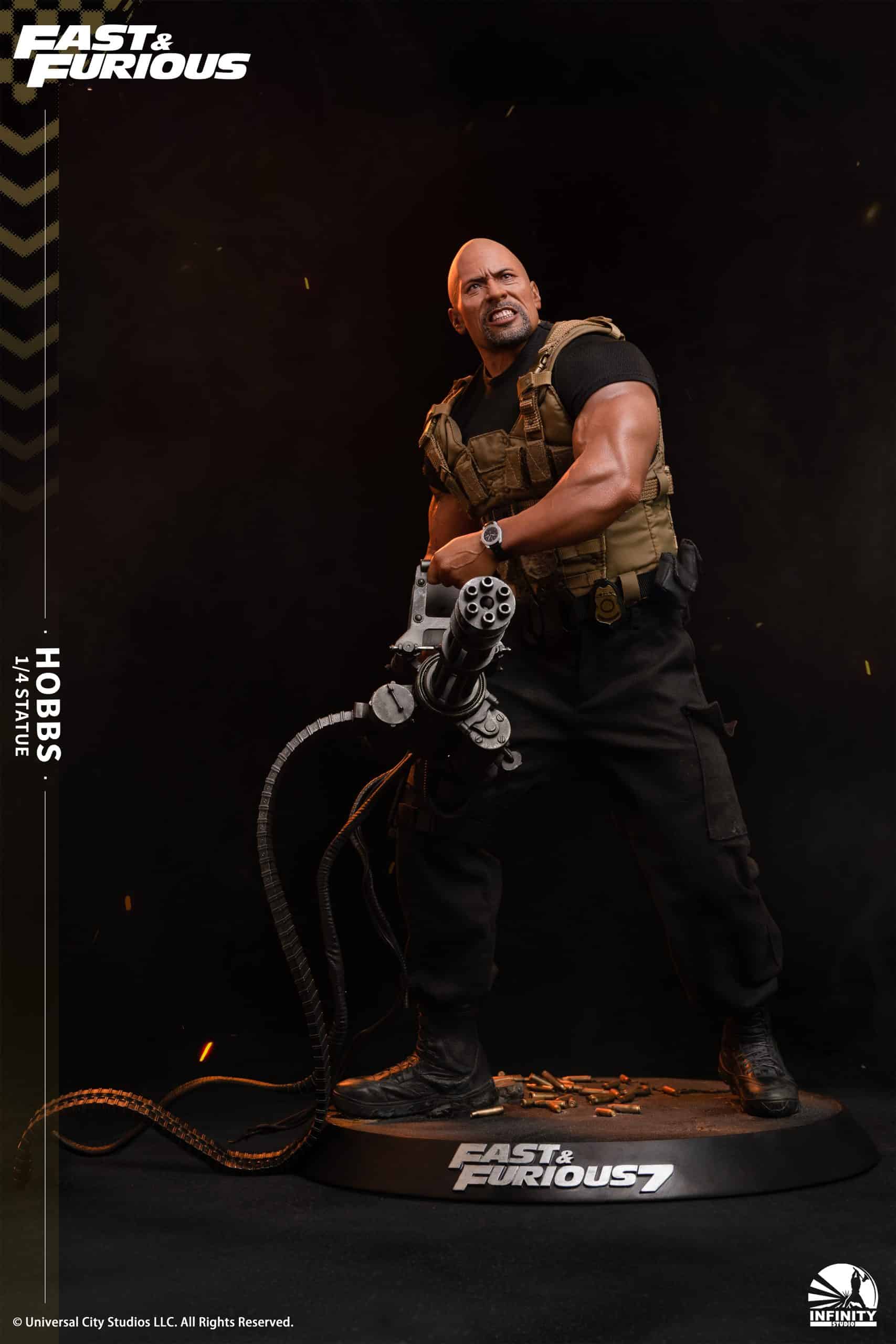 Infinity Studio Hobbs Statue 1/4 Scale Fast And Furious 5 (Fast Five) Limited Collectible