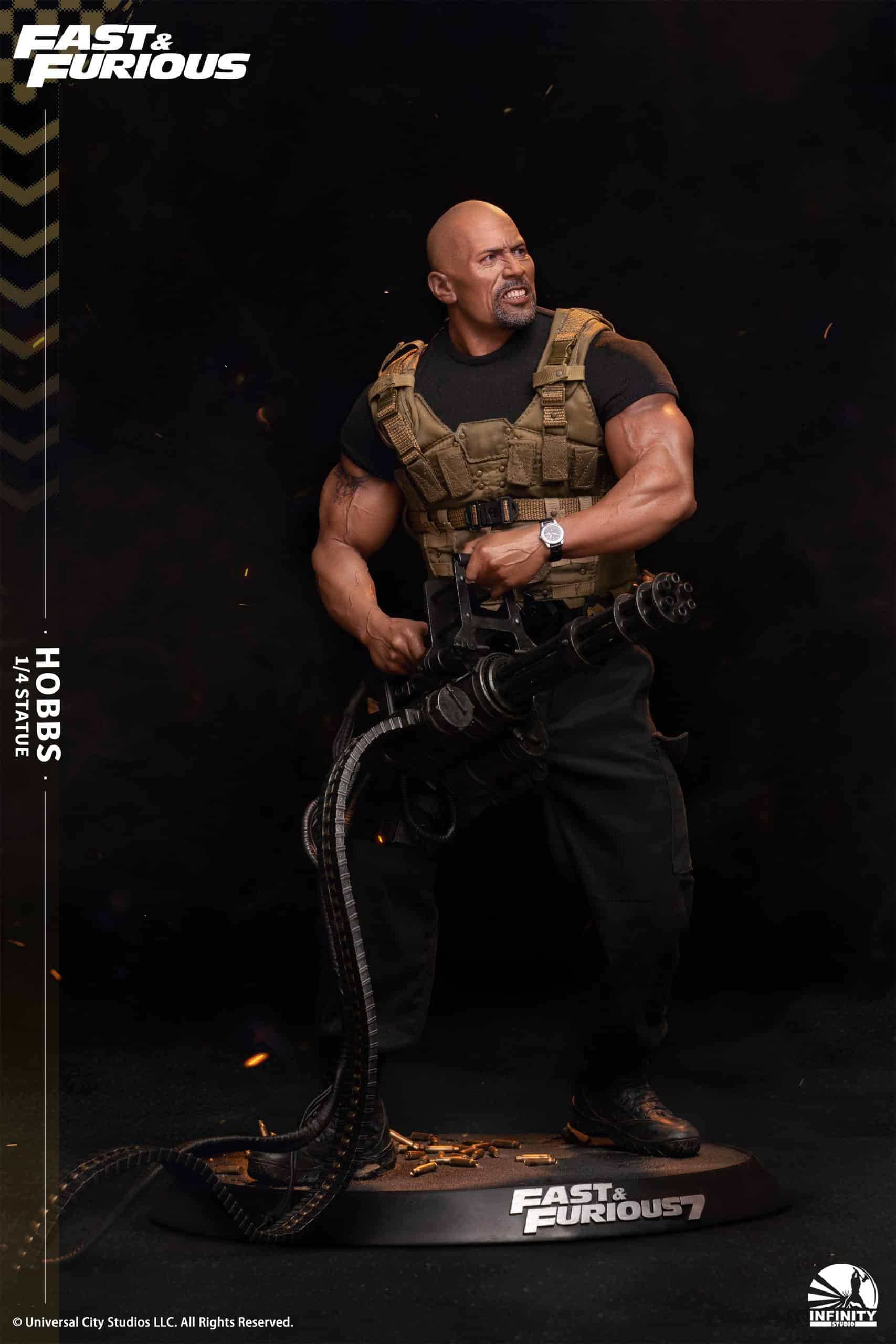 Infinity Studio Hobbs Statue 1/4 Scale Fast And Furious 5 (Fast Five) Limited Collectible