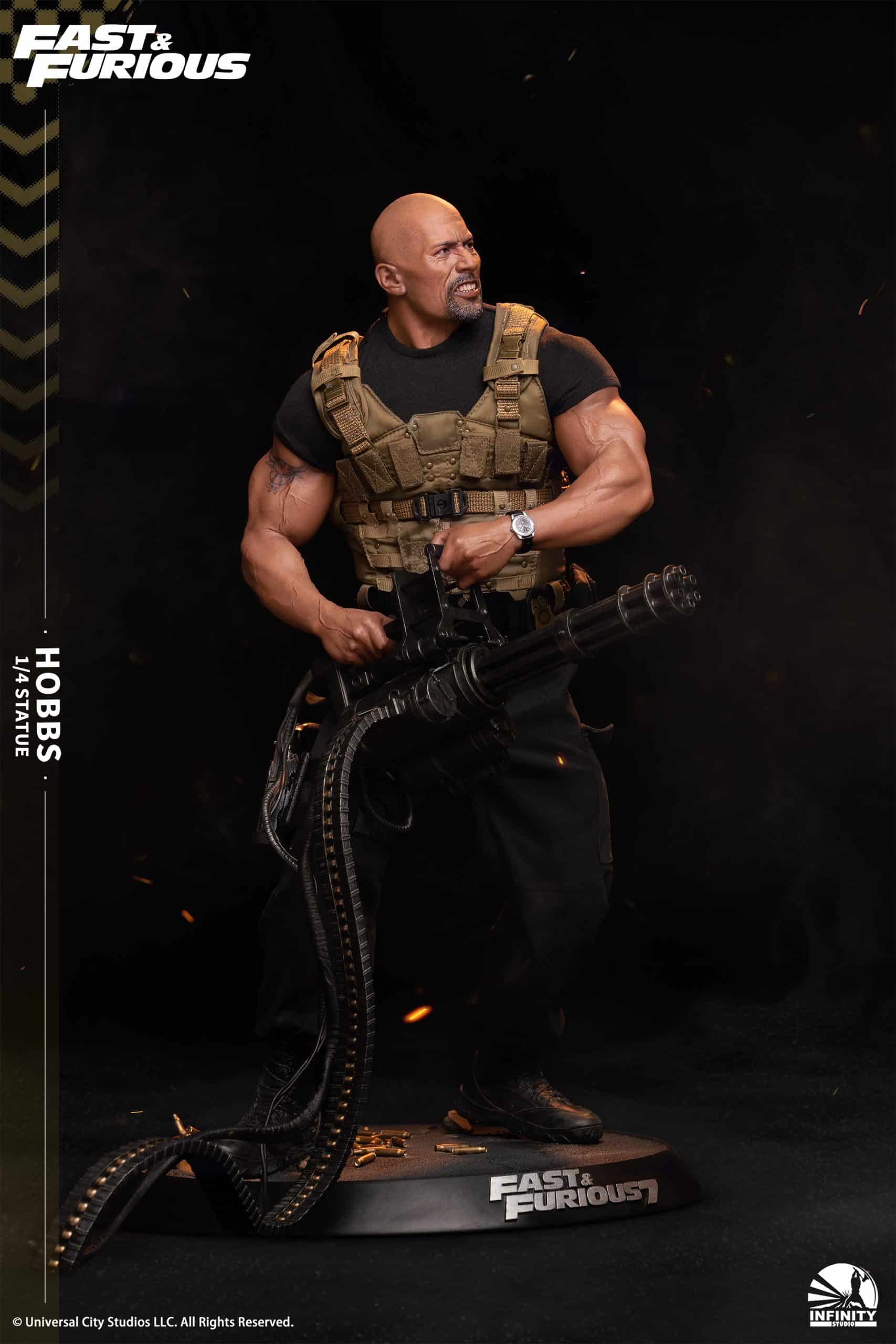 Infinity Studio Hobbs Statue 1/4 Scale Fast And Furious 5 (Fast Five) Limited Collectible
