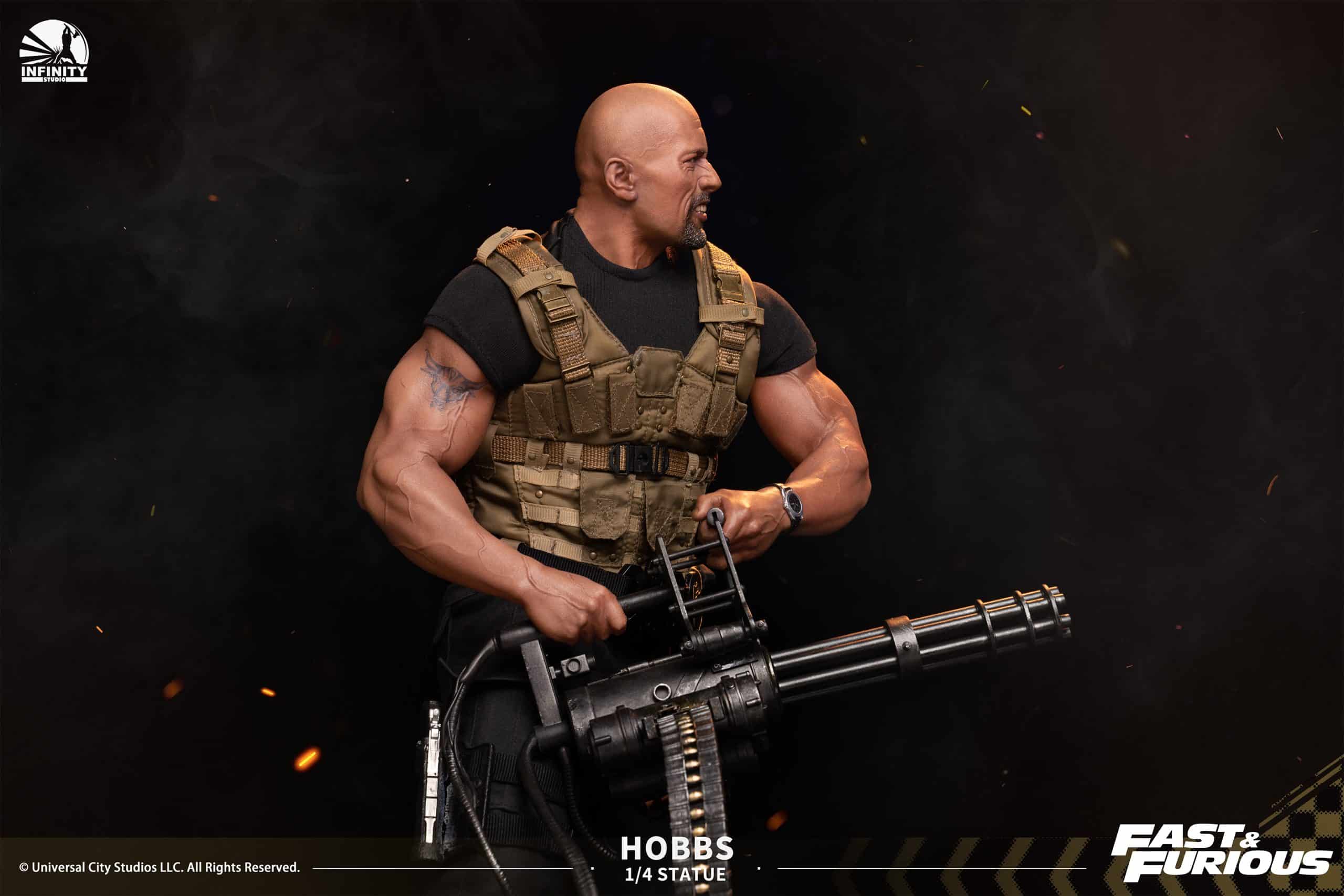 Infinity Studio Hobbs Statue 1/4 Scale Fast And Furious 5 (Fast Five) Limited Collectible