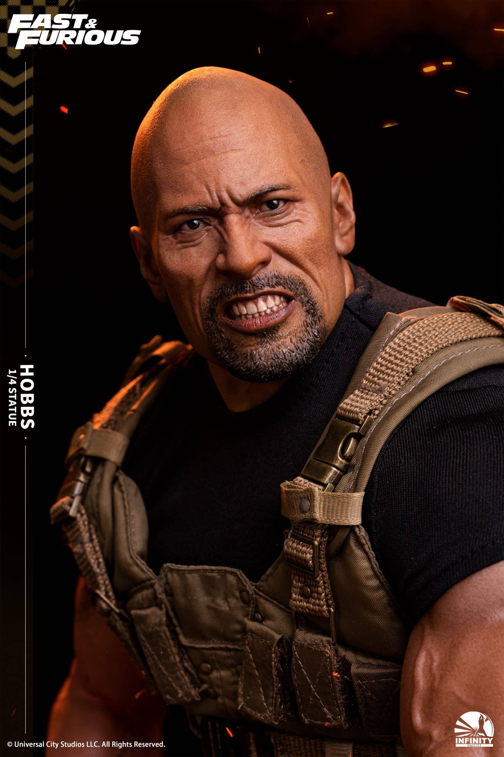 Infinity Studio Hobbs Statue 1/4 Scale Fast And Furious 5 (Fast Five) Limited Collectible