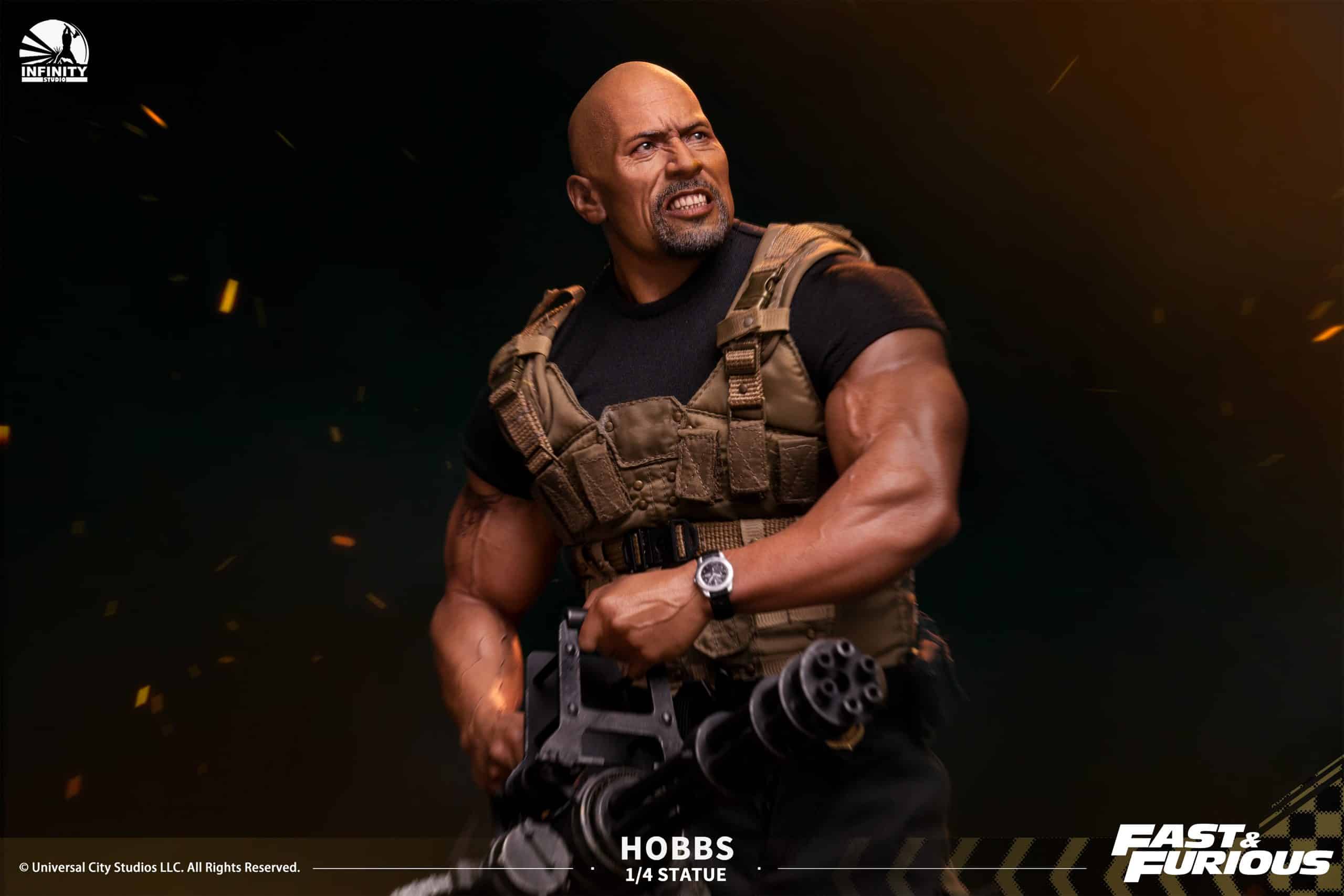 Infinity Studio Hobbs Statue 1/4 Scale Fast And Furious 5 (Fast Five) Limited Collectible