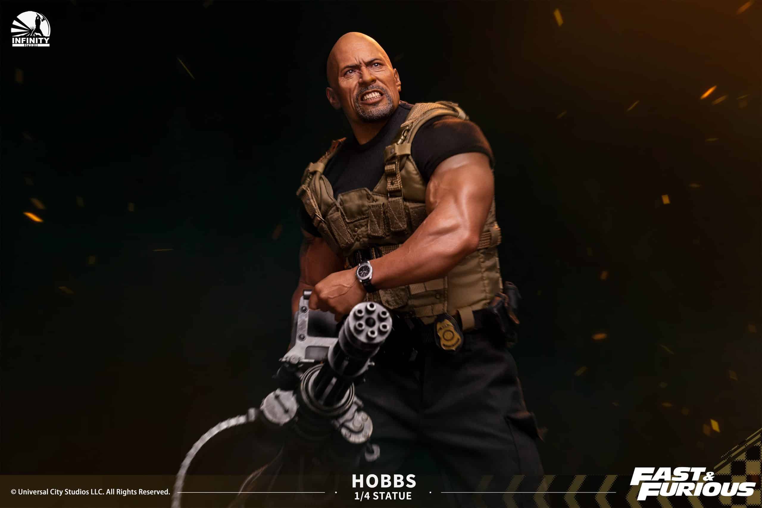 Infinity Studio Hobbs Statue 1/4 Scale Fast And Furious 5 (Fast Five) Limited Collectible