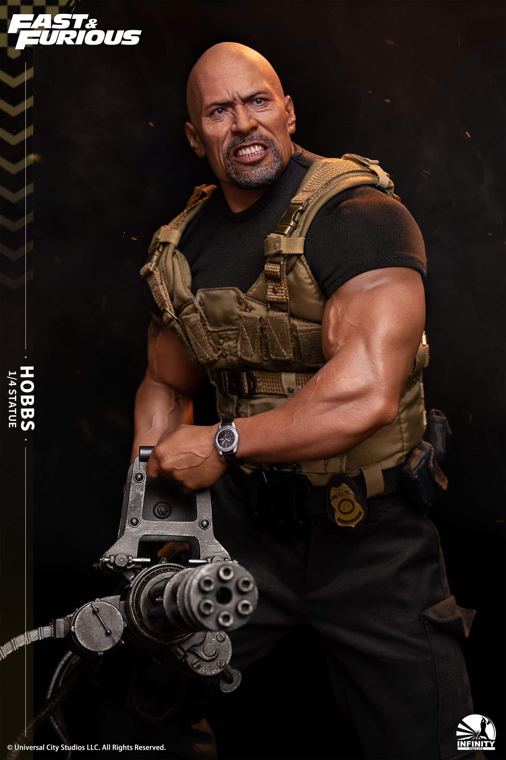 Infinity Studio Hobbs Statue 1/4 Scale Fast And Furious 5 (Fast Five) Limited Collectible