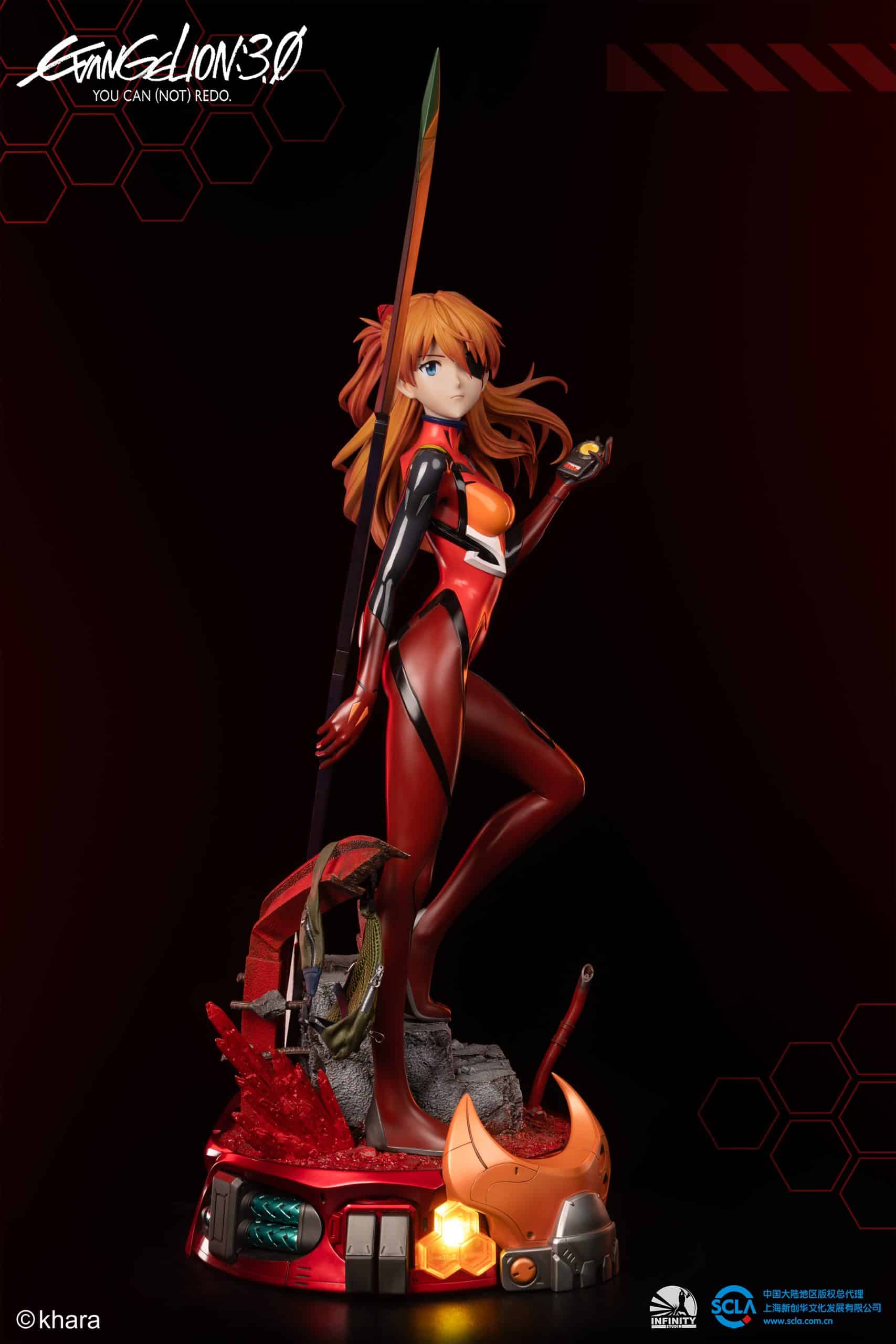 Infinity Studio Soryu Asuka Langley 1/2 Scale Statue Neon Genesis Evangelion Limited Collectible Figure