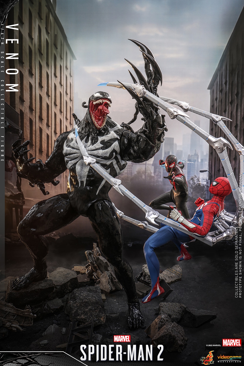 Hot Toys Venom Sixth Scale Figure Marvel's Spider-Man 2 Limited Collectible