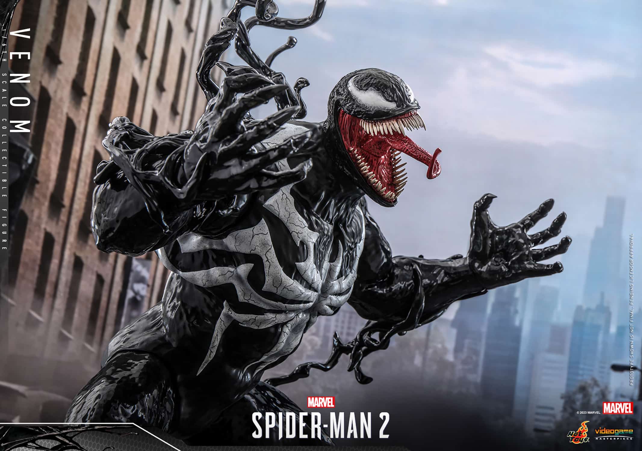 Hot Toys Venom Sixth Scale Figure Marvel's Spider-Man 2 Limited Collectible