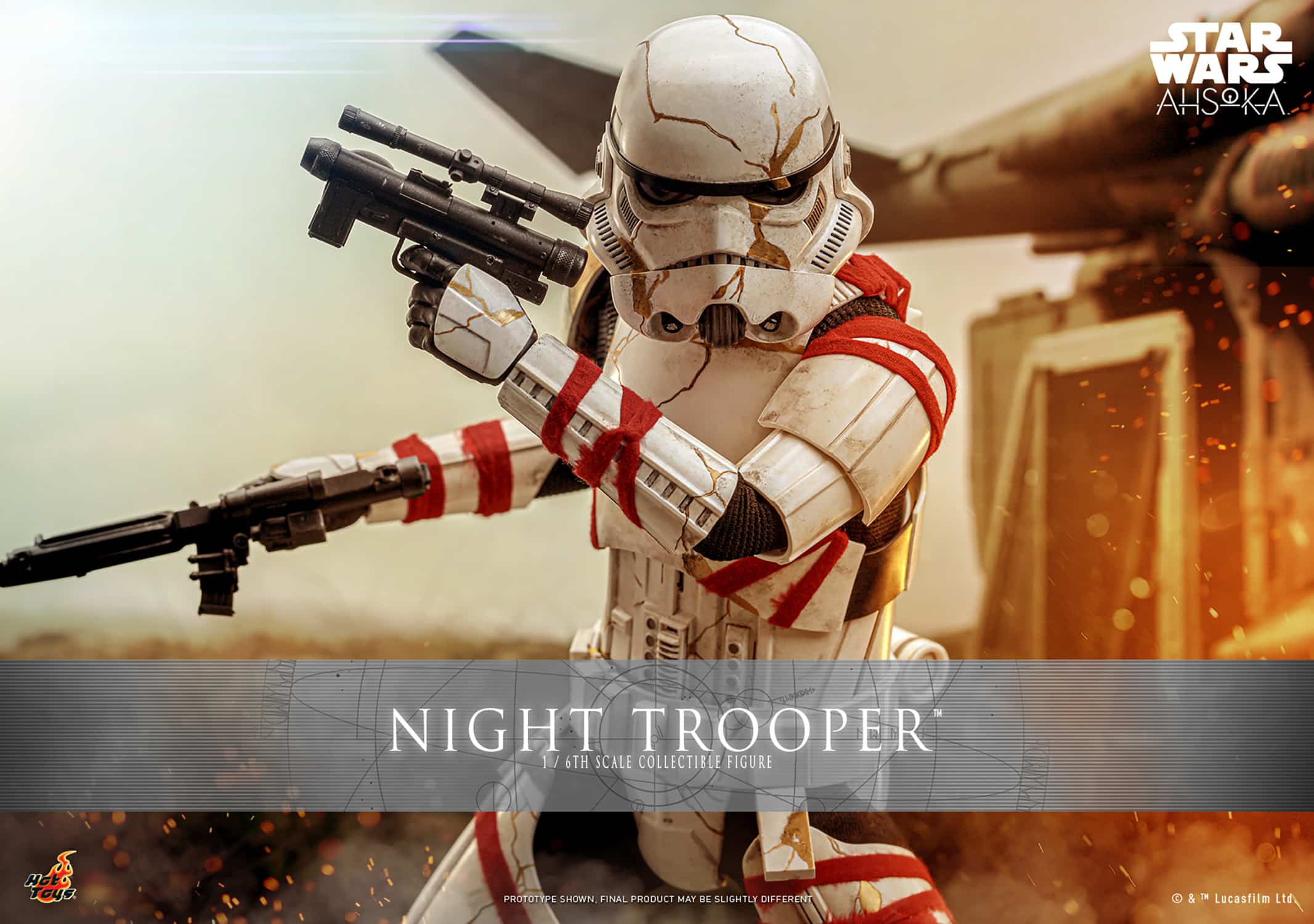 Hot Toys Night Trooper Sixth Scale Figure Star Wars 1/6 Limited Collectible