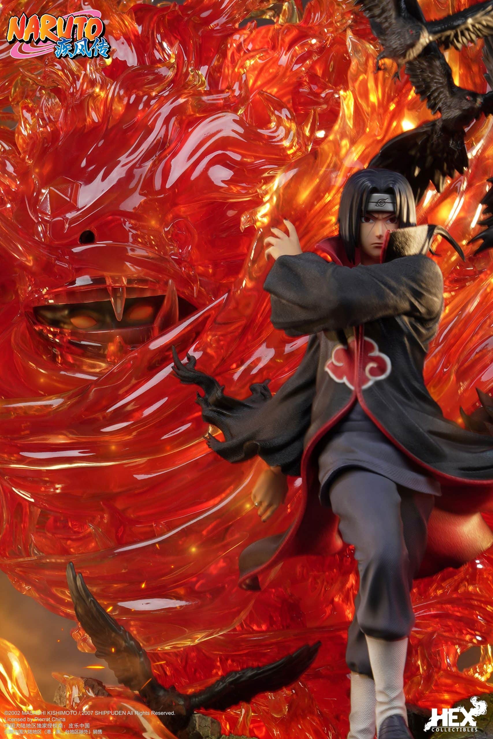 HEX Collectibles Itachi Uchiha Statue Naruto Limited Anime Collectible