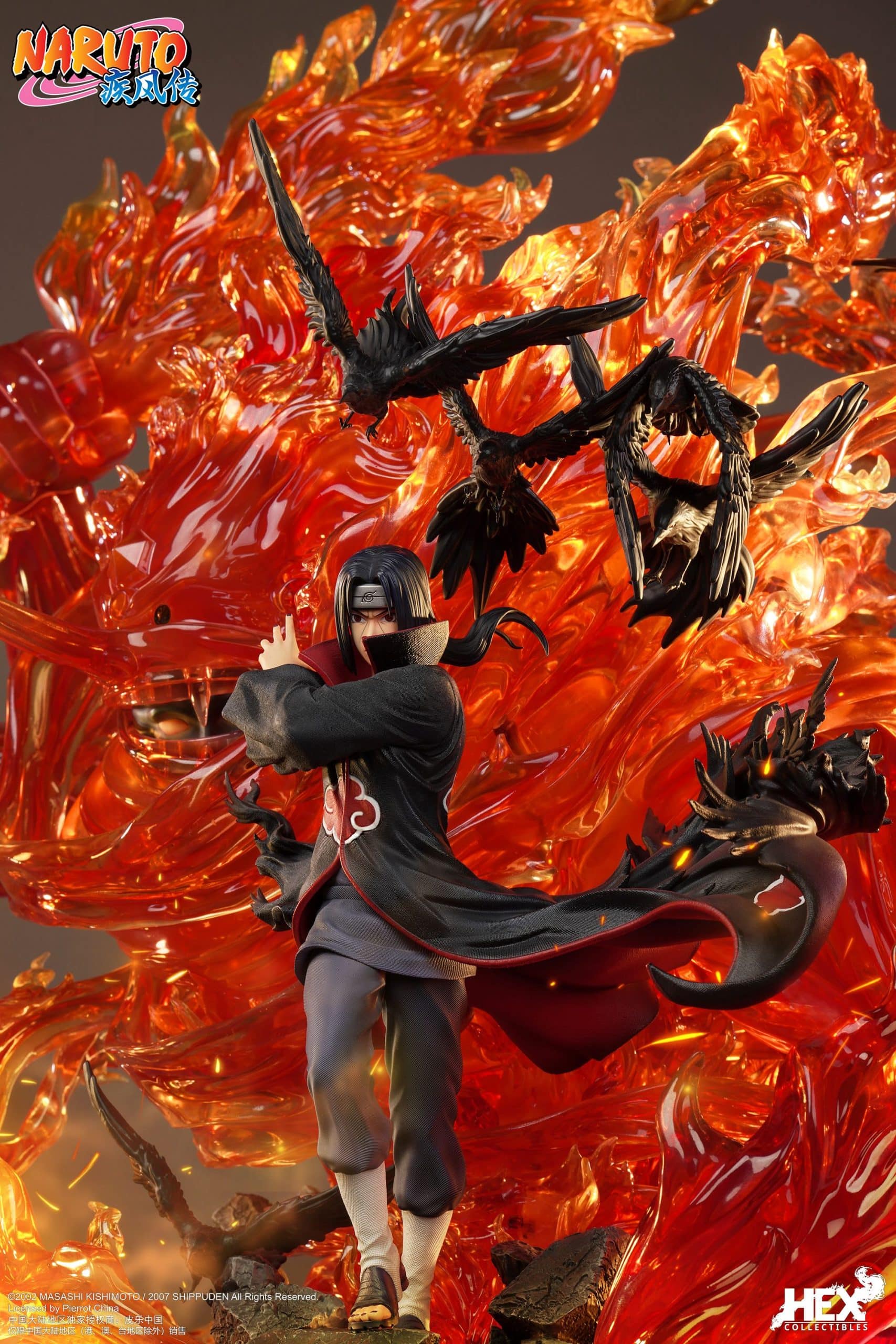 HEX Collectibles Itachi Uchiha Statue Naruto Limited Anime Collectible