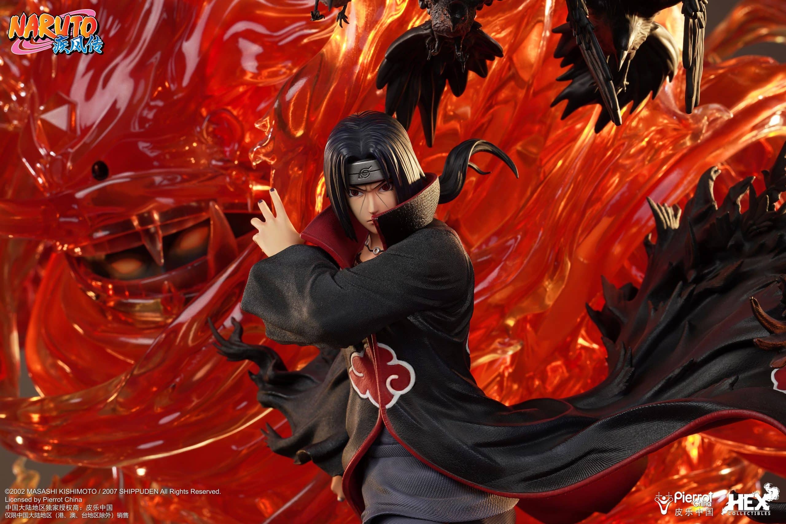 HEX Collectibles Itachi Uchiha Statue Naruto Limited Anime Collectible