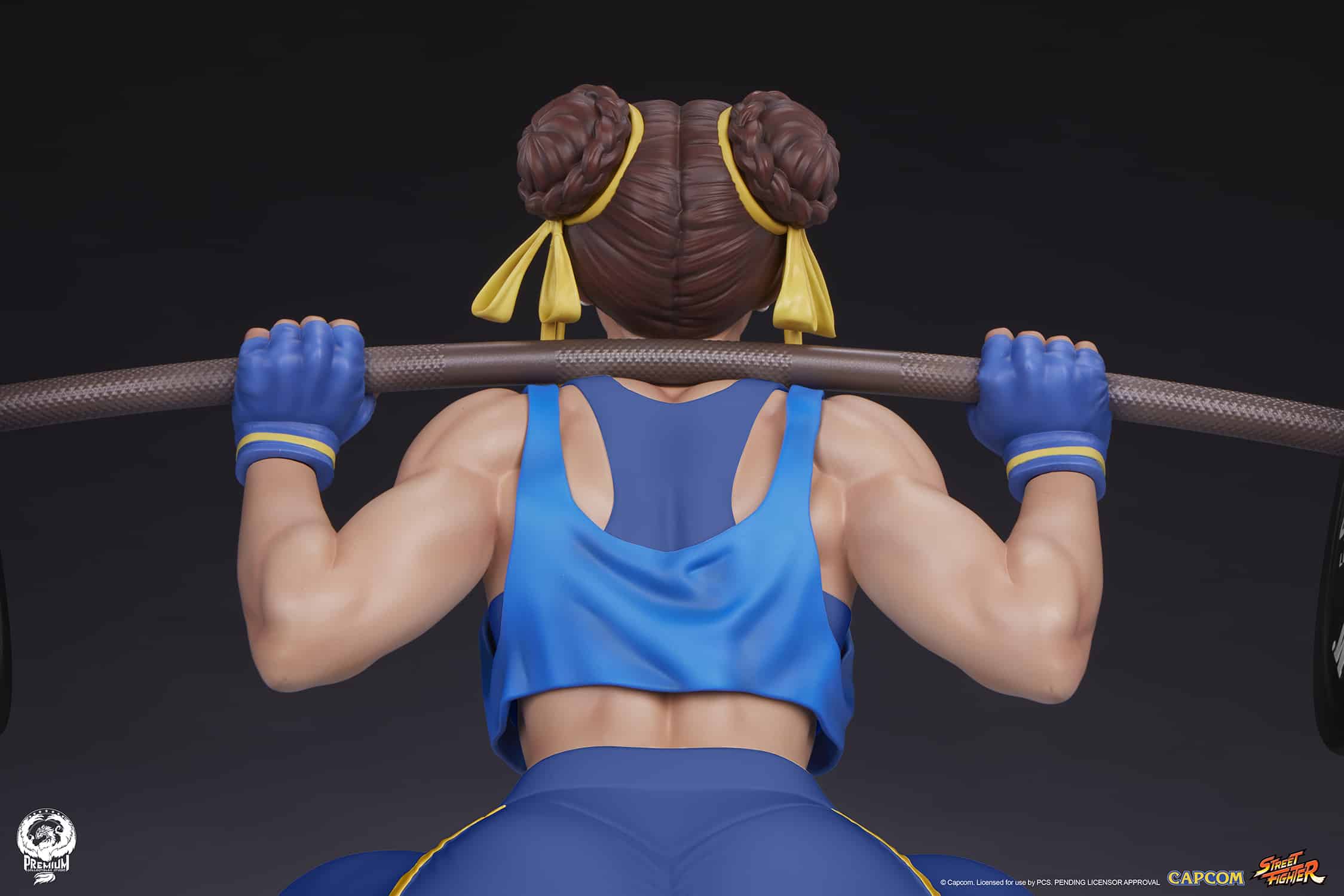 PCS Chun-Li Powerlifting Statue Alpha Edition Limited Street Fighter Collectible
