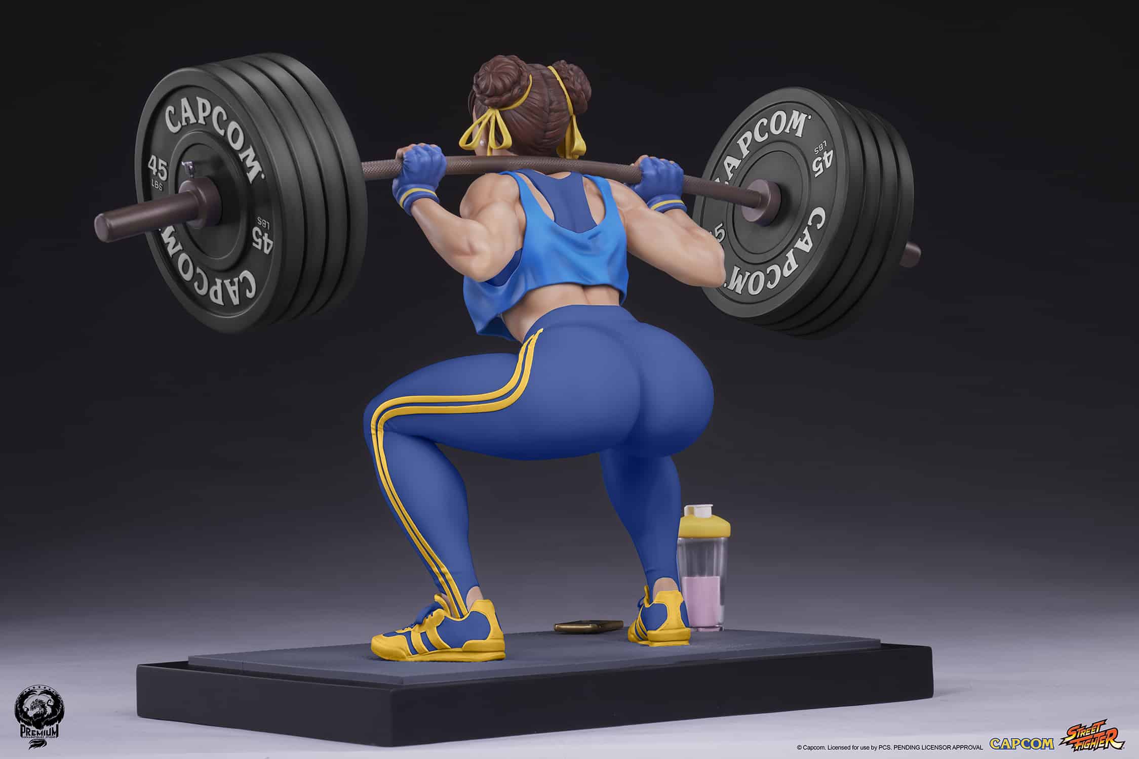 PCS Chun-Li Powerlifting Statue Alpha Edition Limited Street Fighter Collectible