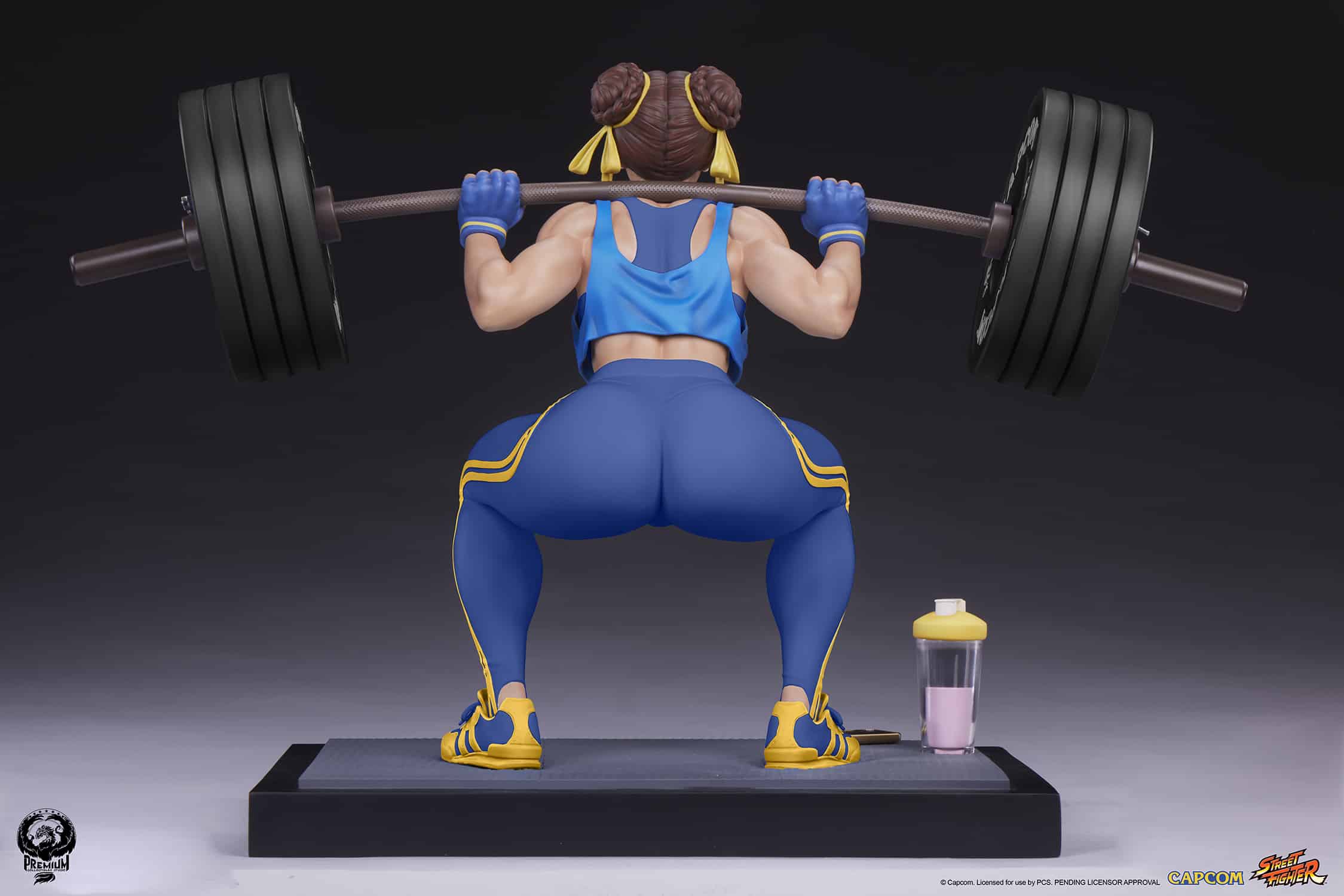 PCS Chun-Li Powerlifting Statue Alpha Edition Limited Street Fighter Collectible