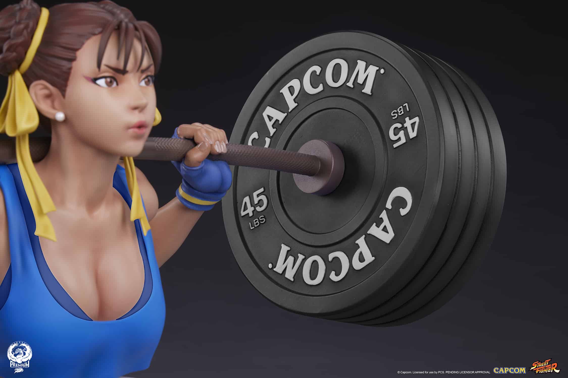 PCS Chun-Li Powerlifting Statue Alpha Edition Limited Street Fighter Collectible