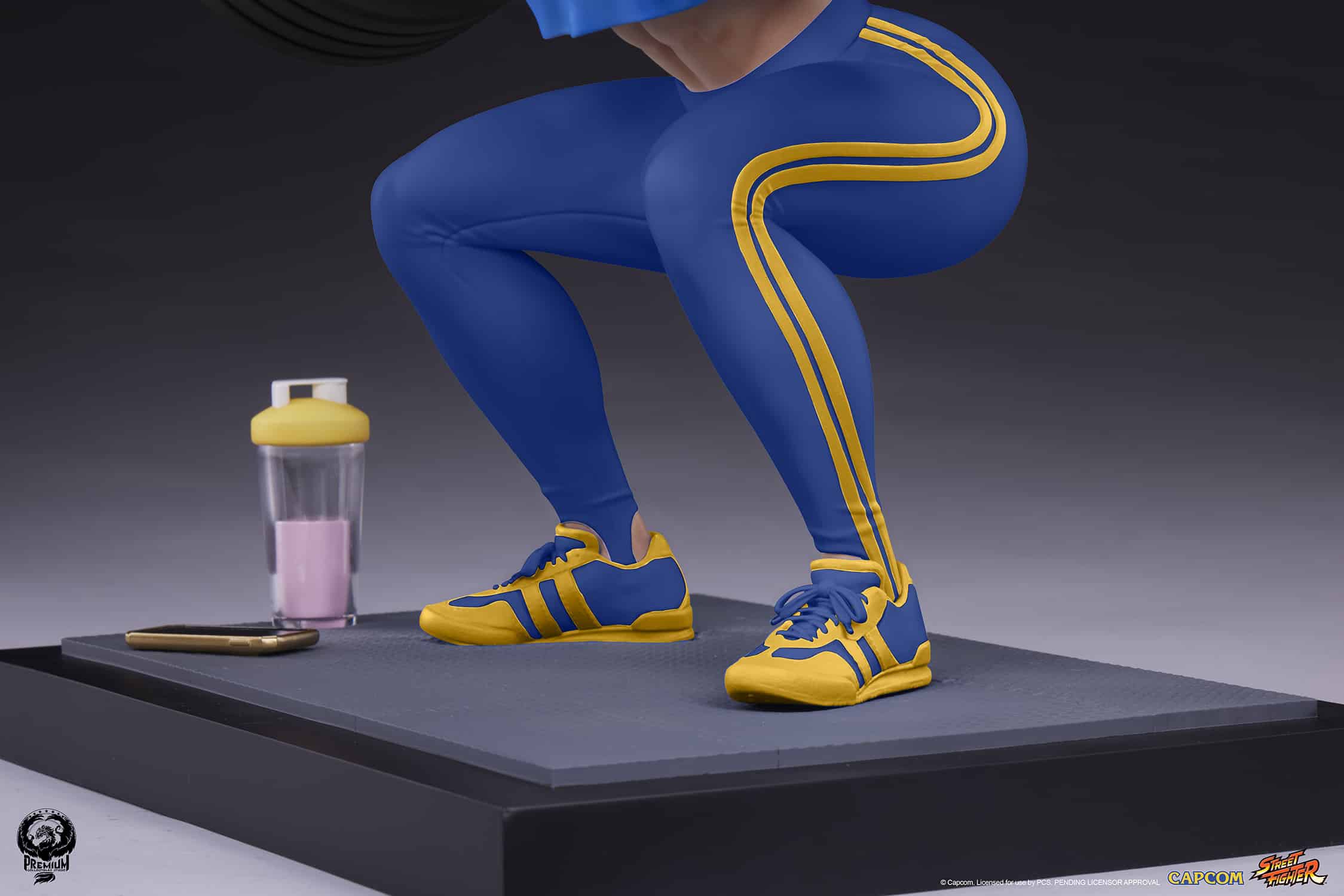 PCS Chun-Li Powerlifting Statue Alpha Edition Limited Street Fighter Collectible