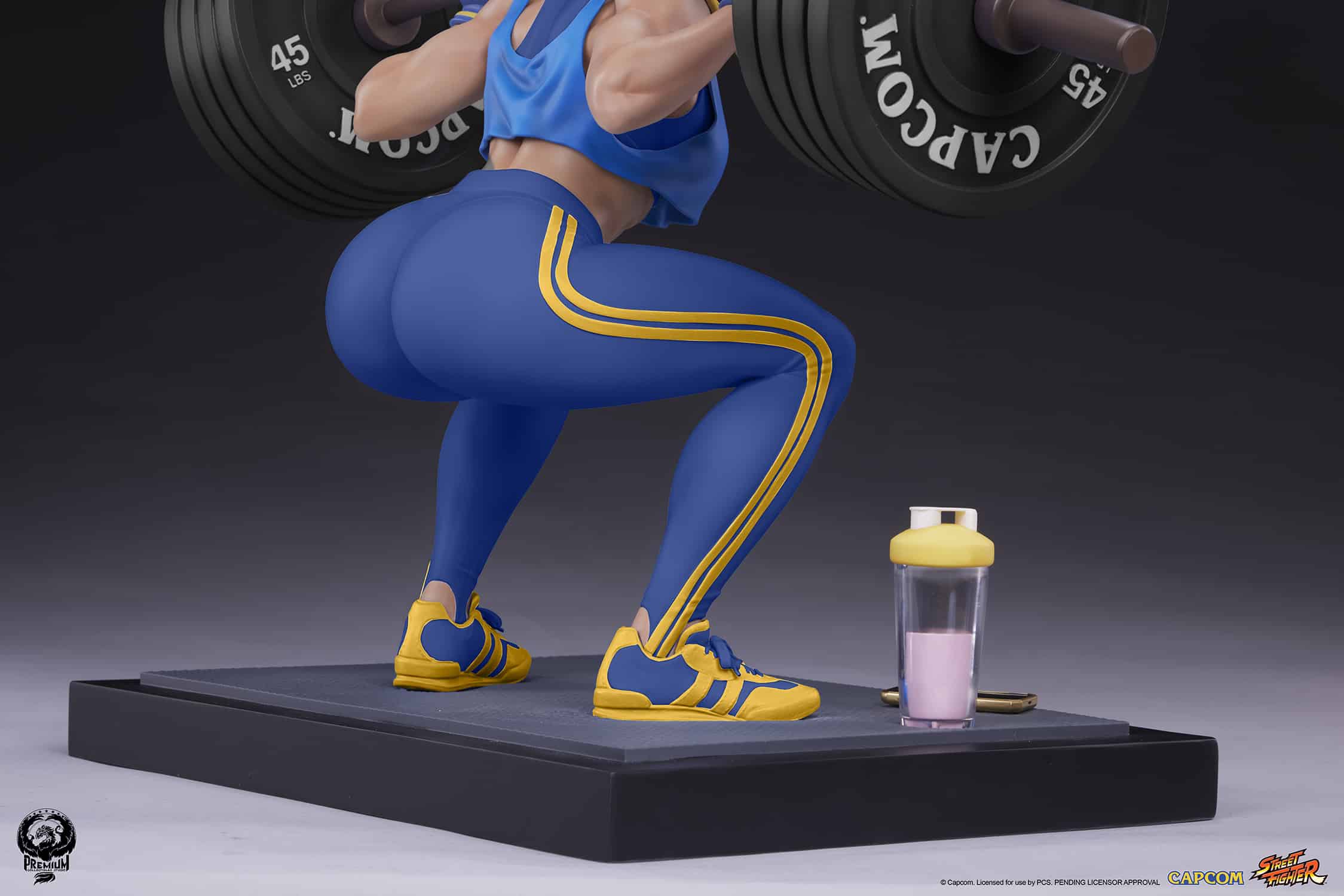 PCS Chun-Li Powerlifting Statue Alpha Edition Limited Street Fighter Collectible