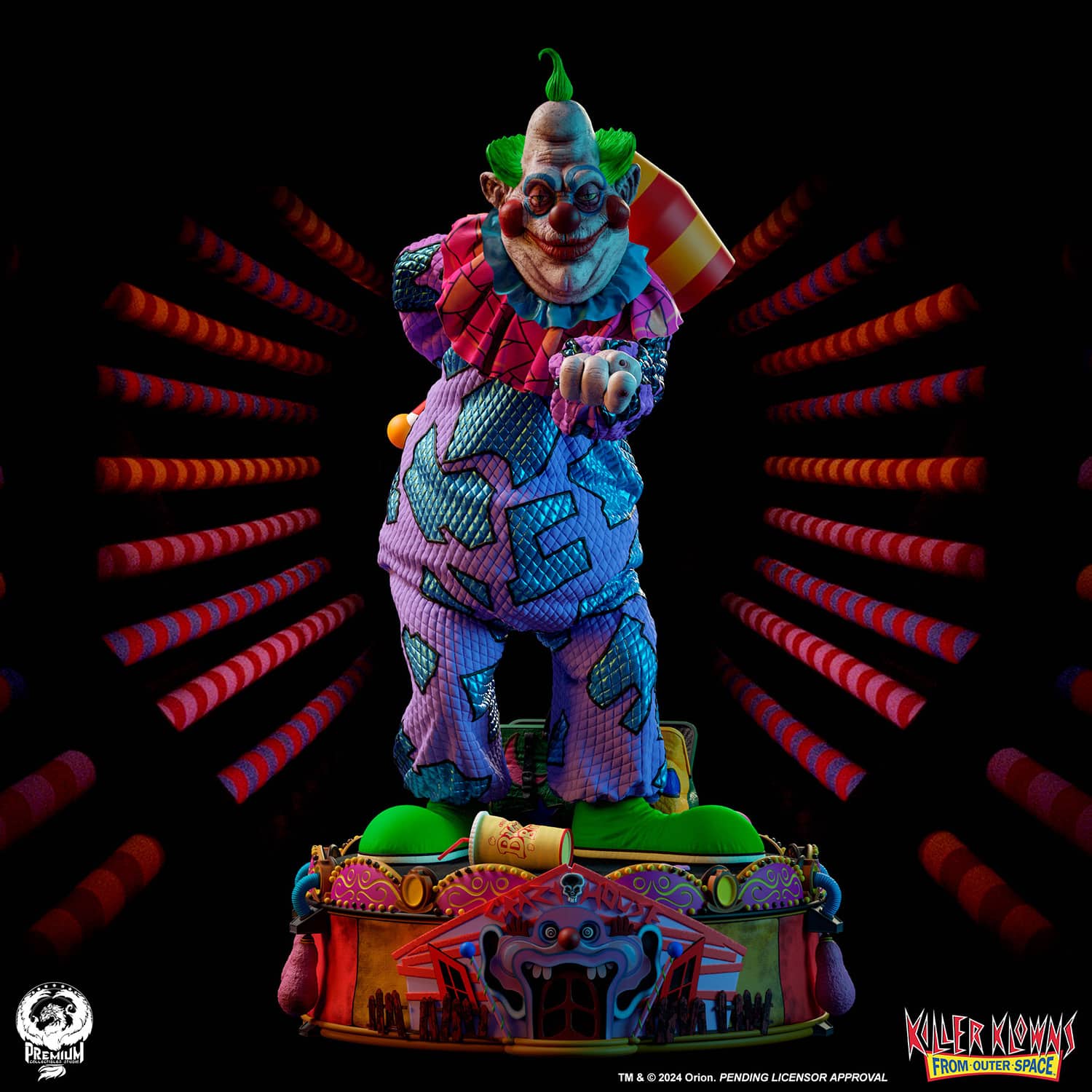 PCS Jumbo Statue Killer Klowns From Outer Space 1:4 Scale Limited Collectible