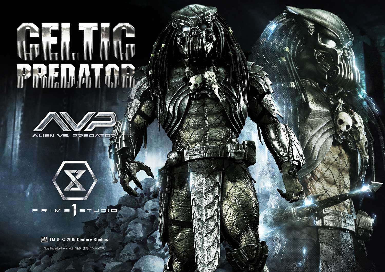 Prime 1 Studio Celtic Predator Statue 1/3 Scale Alien Vs Predator Collectible
