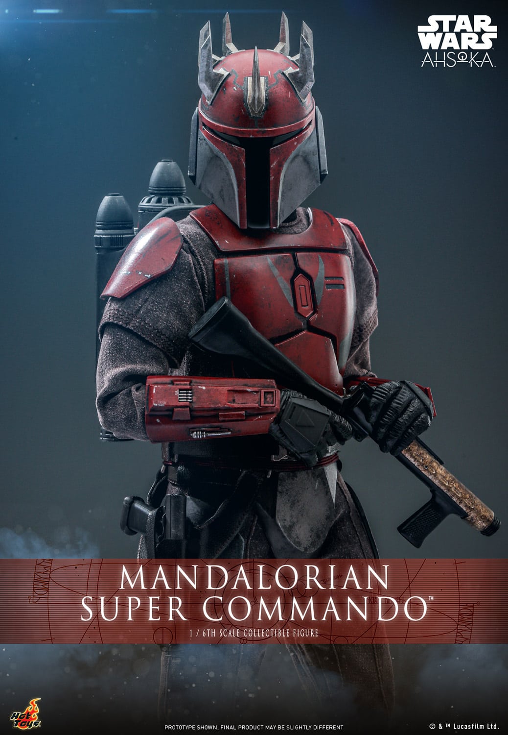 Hot Toys Mandalorian Super Commando Sixth Scale Figure Star Wars Limited Collectible