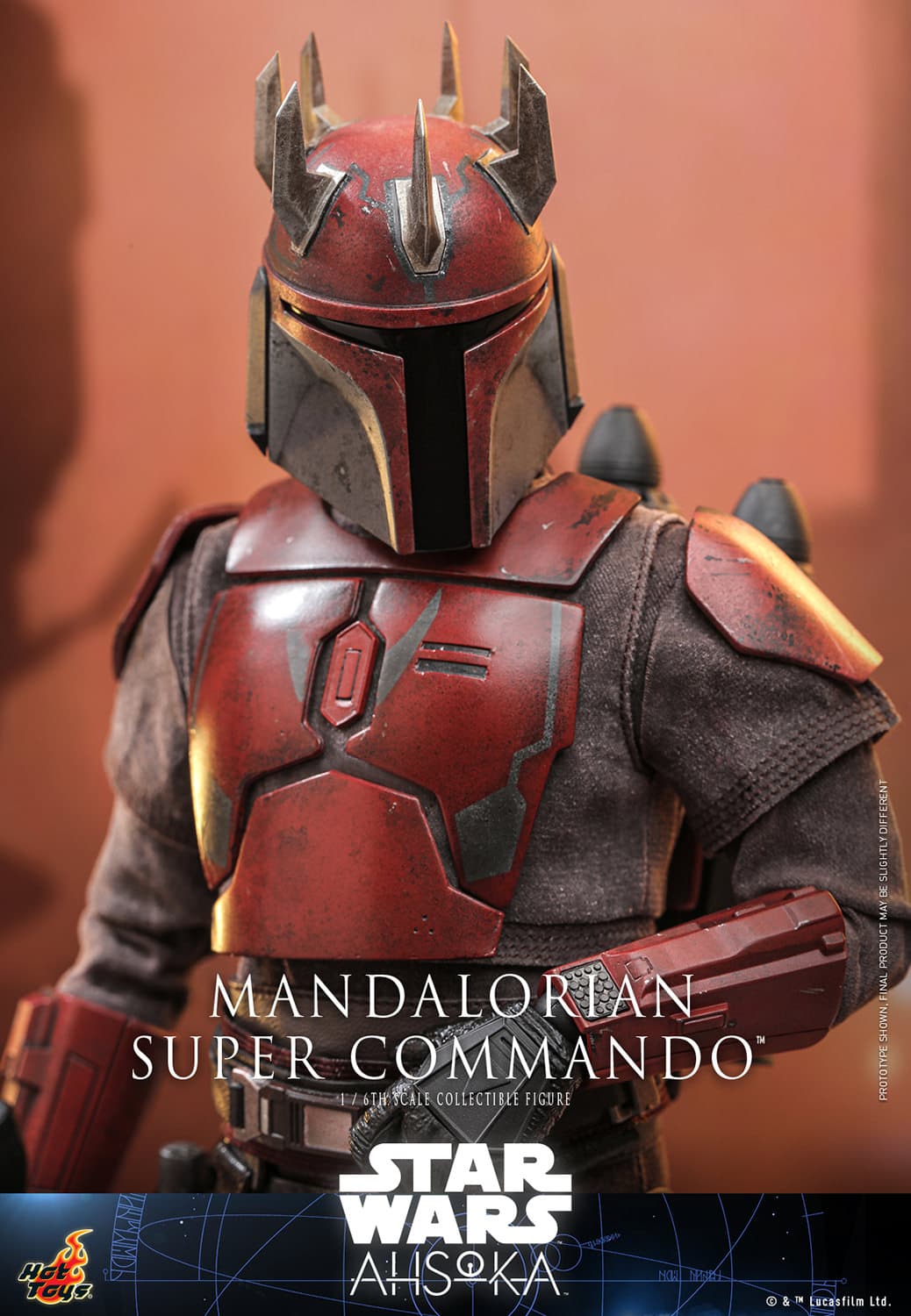 Hot Toys Mandalorian Super Commando Sixth Scale Figure Star Wars Limited Collectible