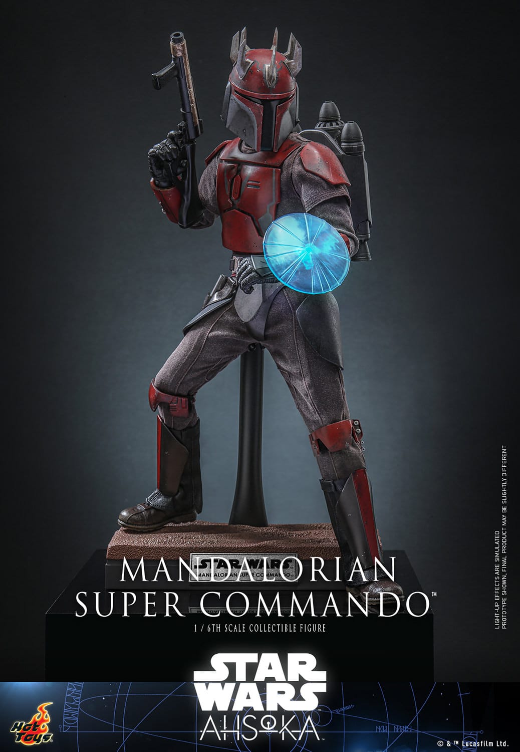Hot Toys Mandalorian Super Commando Sixth Scale Figure Star Wars Limited Collectible