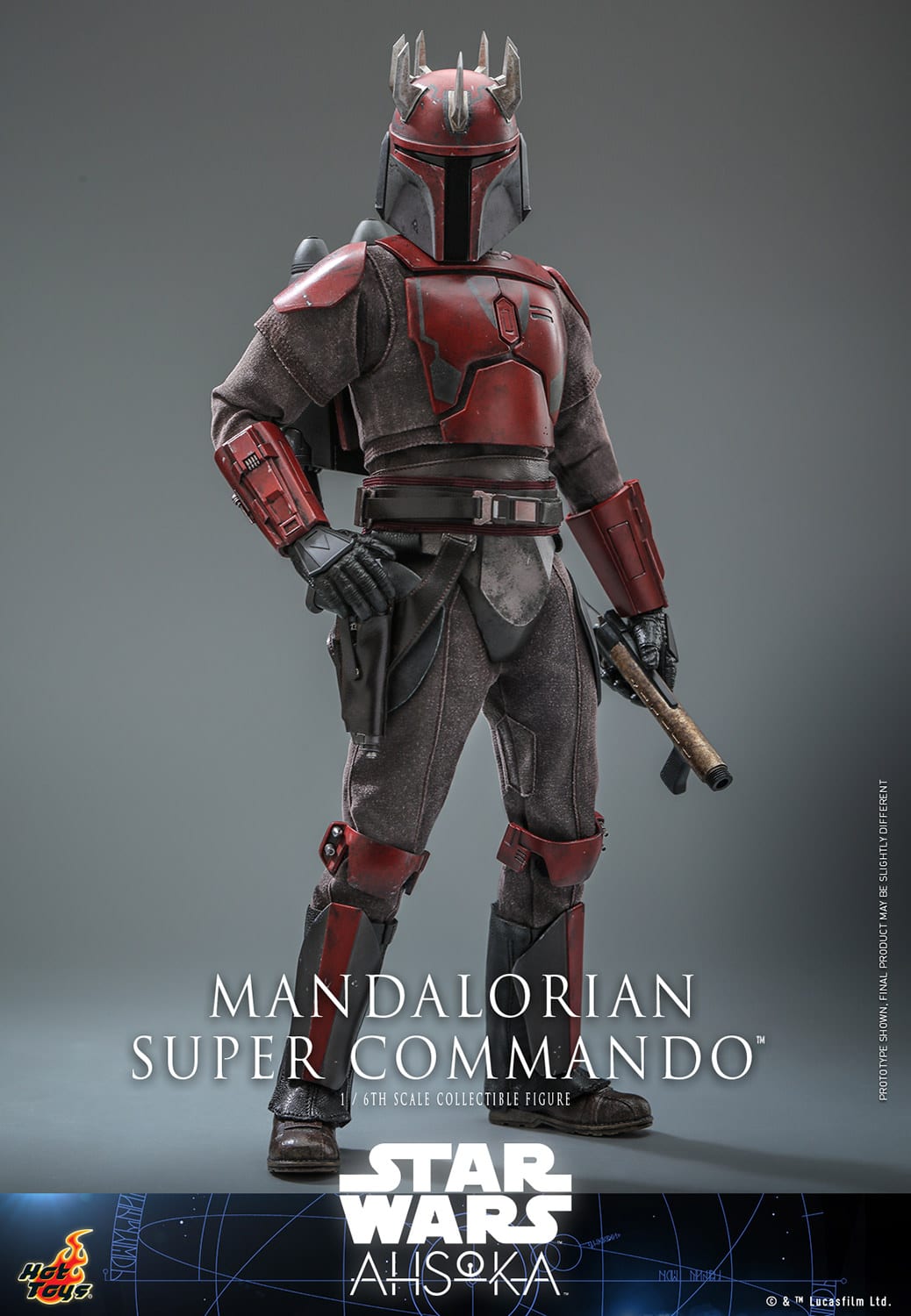 Hot Toys Mandalorian Super Commando Sixth Scale Figure Star Wars Limited Collectible