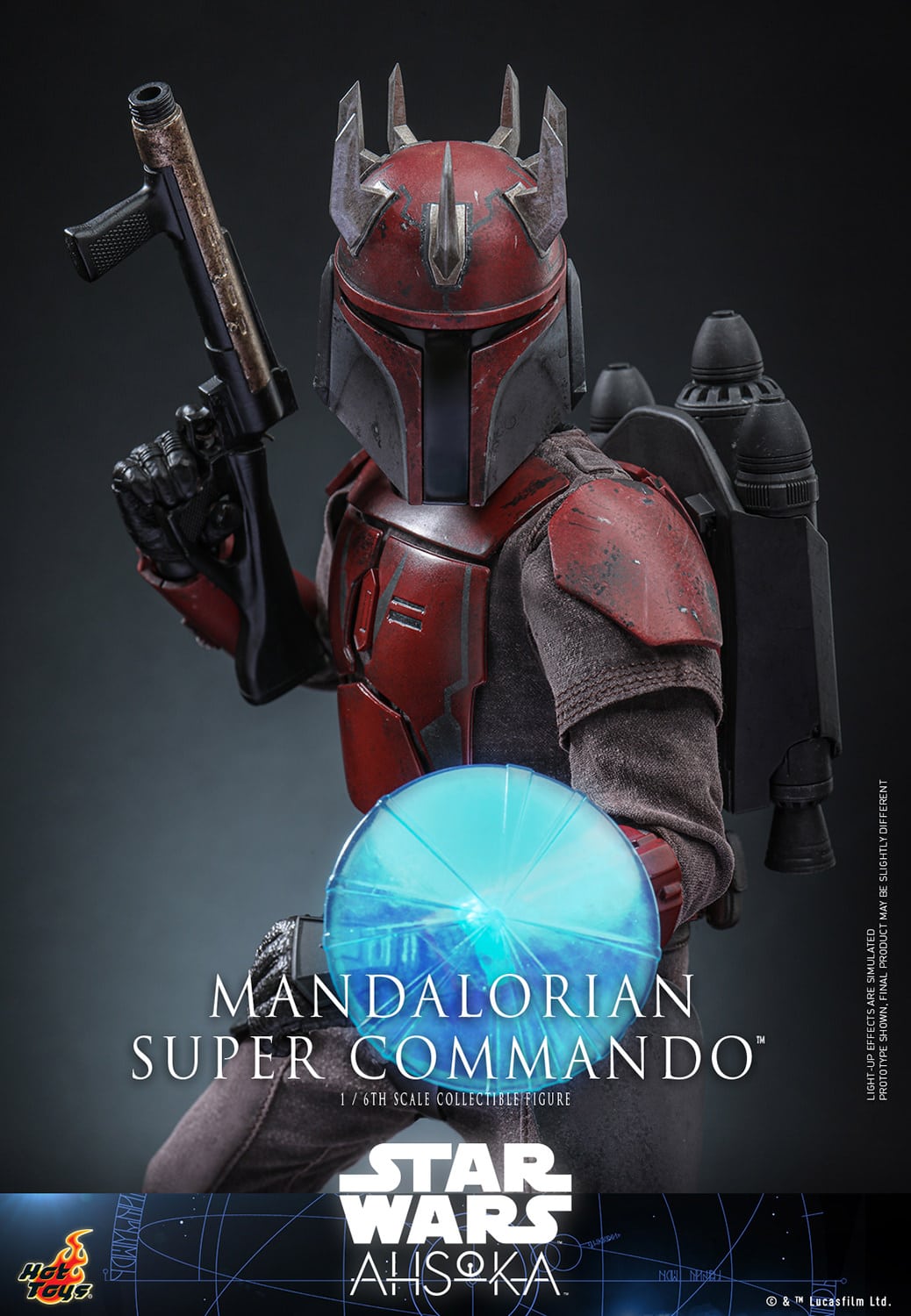 Hot Toys Mandalorian Super Commando Sixth Scale Figure Star Wars Limited Collectible