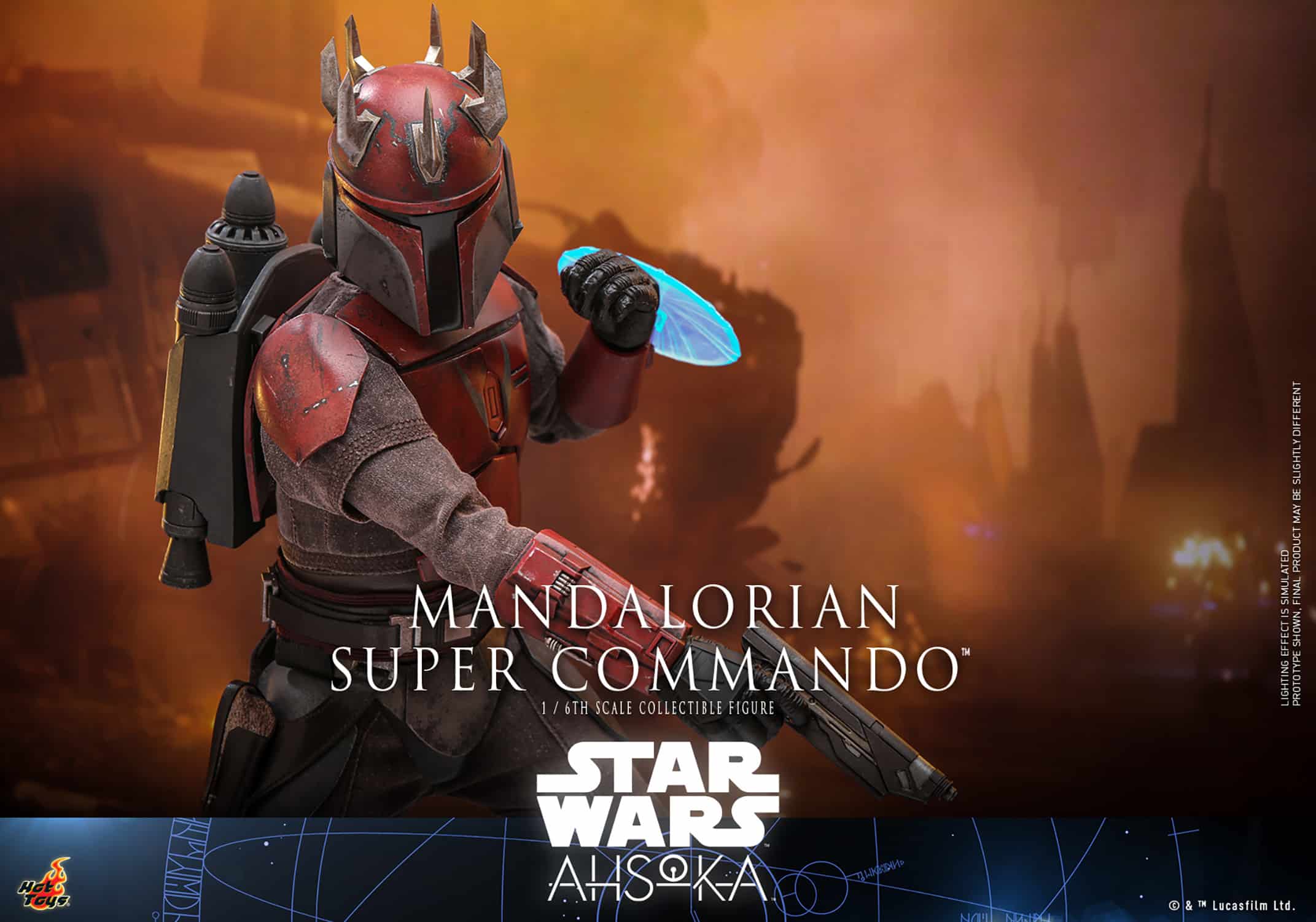 Hot Toys Mandalorian Super Commando Sixth Scale Figure Star Wars Limited Collectible