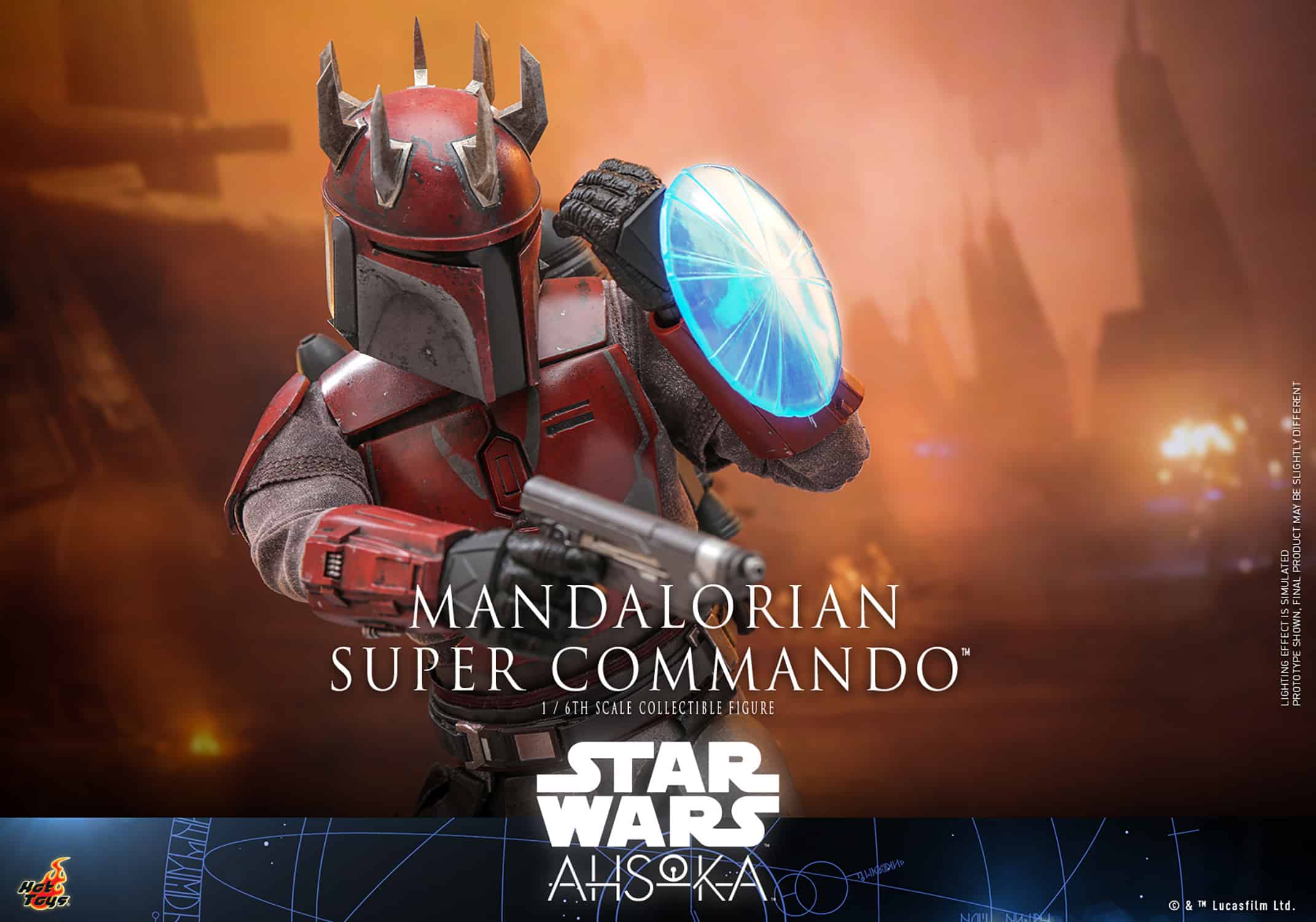 Hot Toys Mandalorian Super Commando Sixth Scale Figure Star Wars Limited Collectible