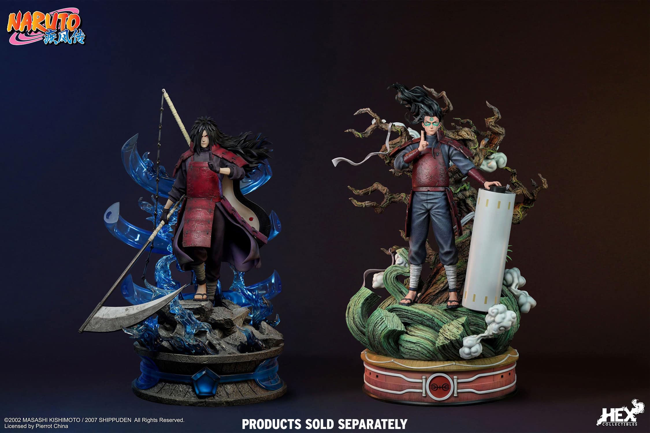 HEX Collectibles Senju Hashirama Statue Naruto Shippuden Limited Collectible