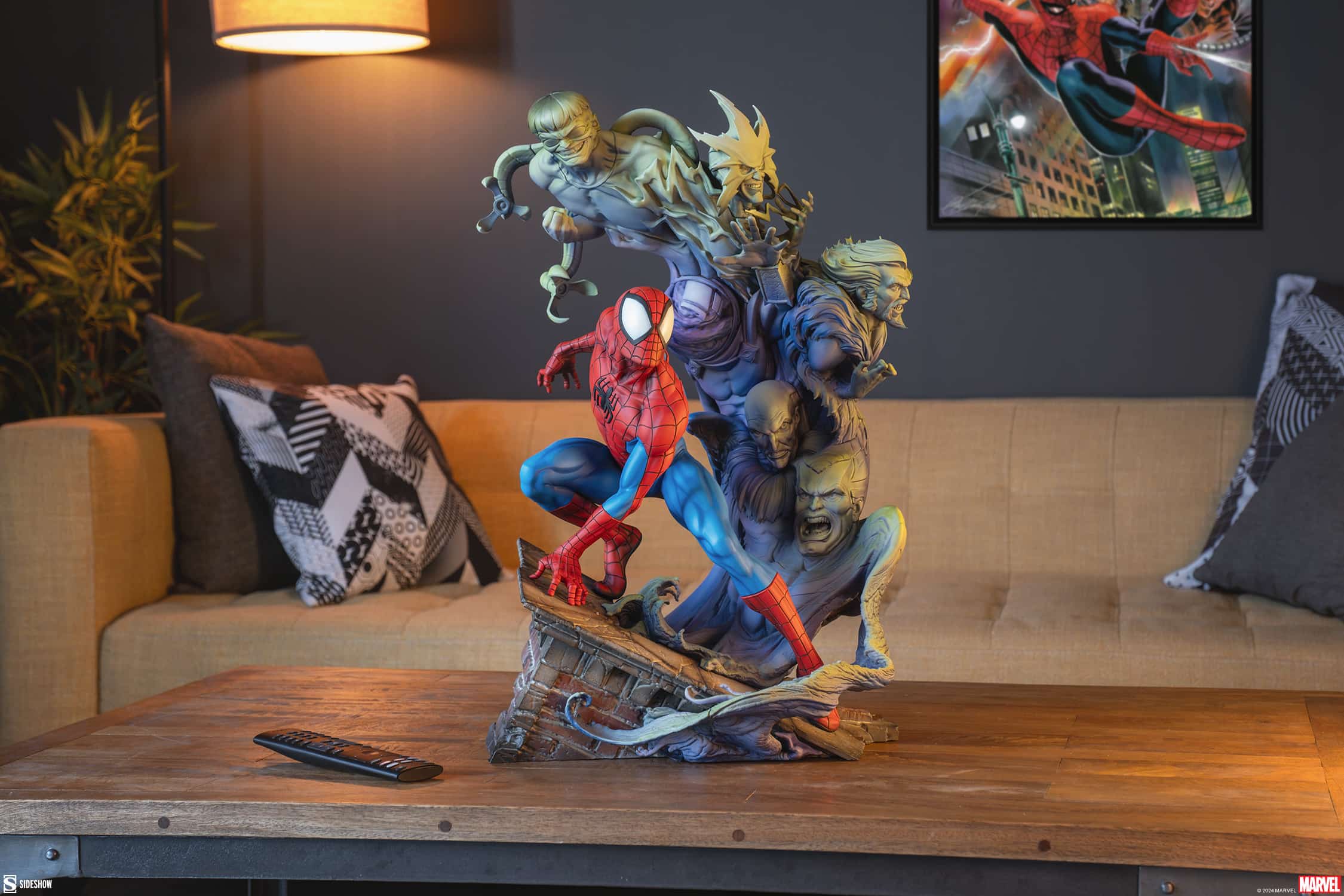Spider-Man Premium Format Figure Sinister Six Diorama Marvel Limited Collectible