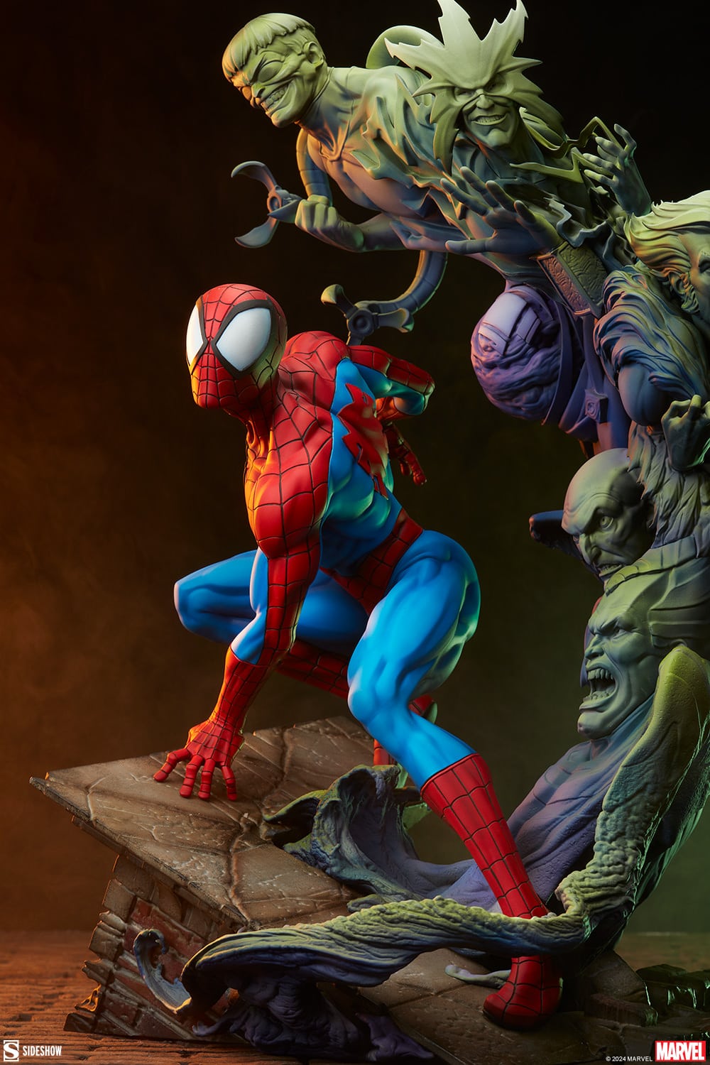 Spider-Man Premium Format Figure Sinister Six Diorama Marvel Limited Collectible