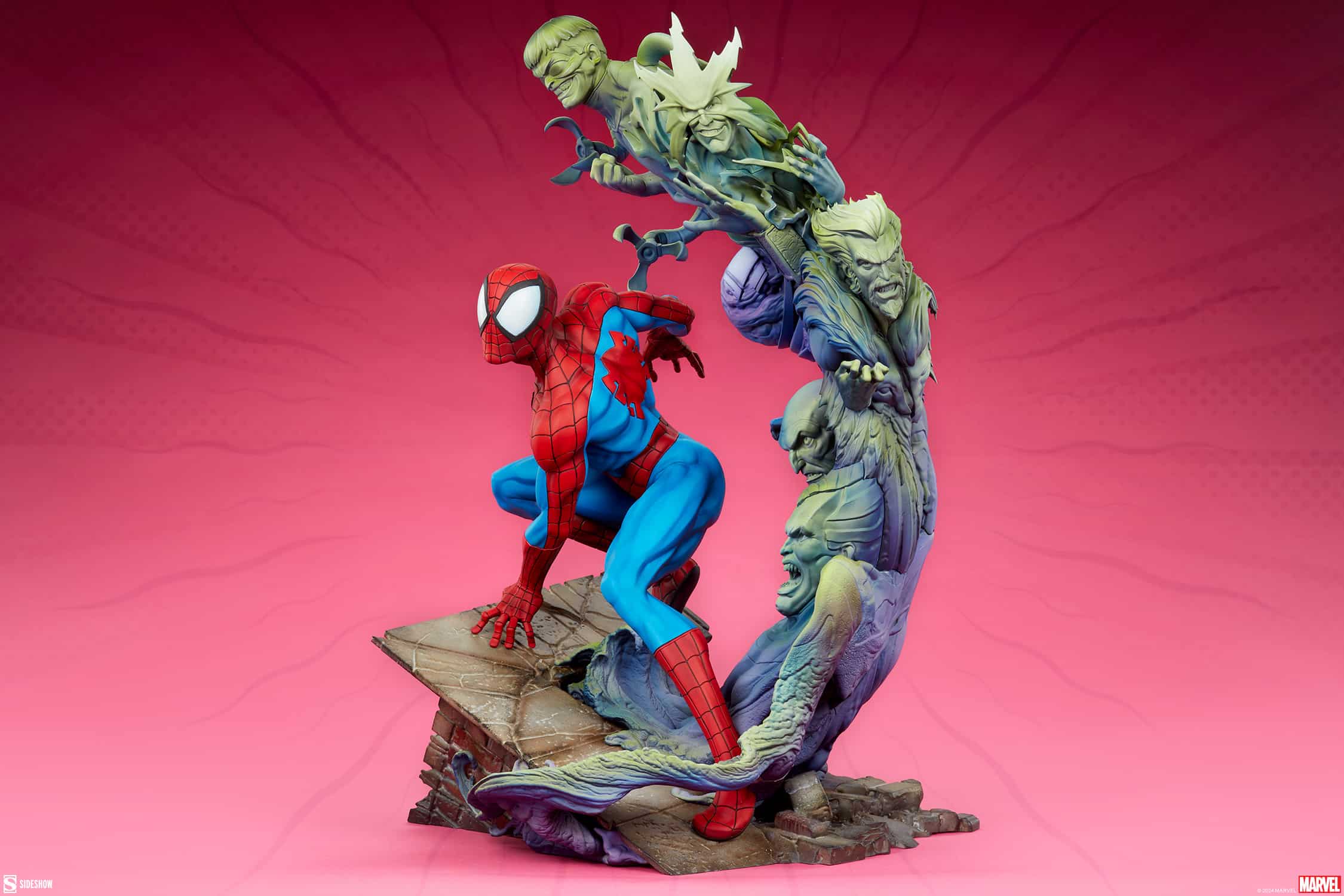 Spider-Man Premium Format Figure Sinister Six Diorama Marvel Limited Collectible