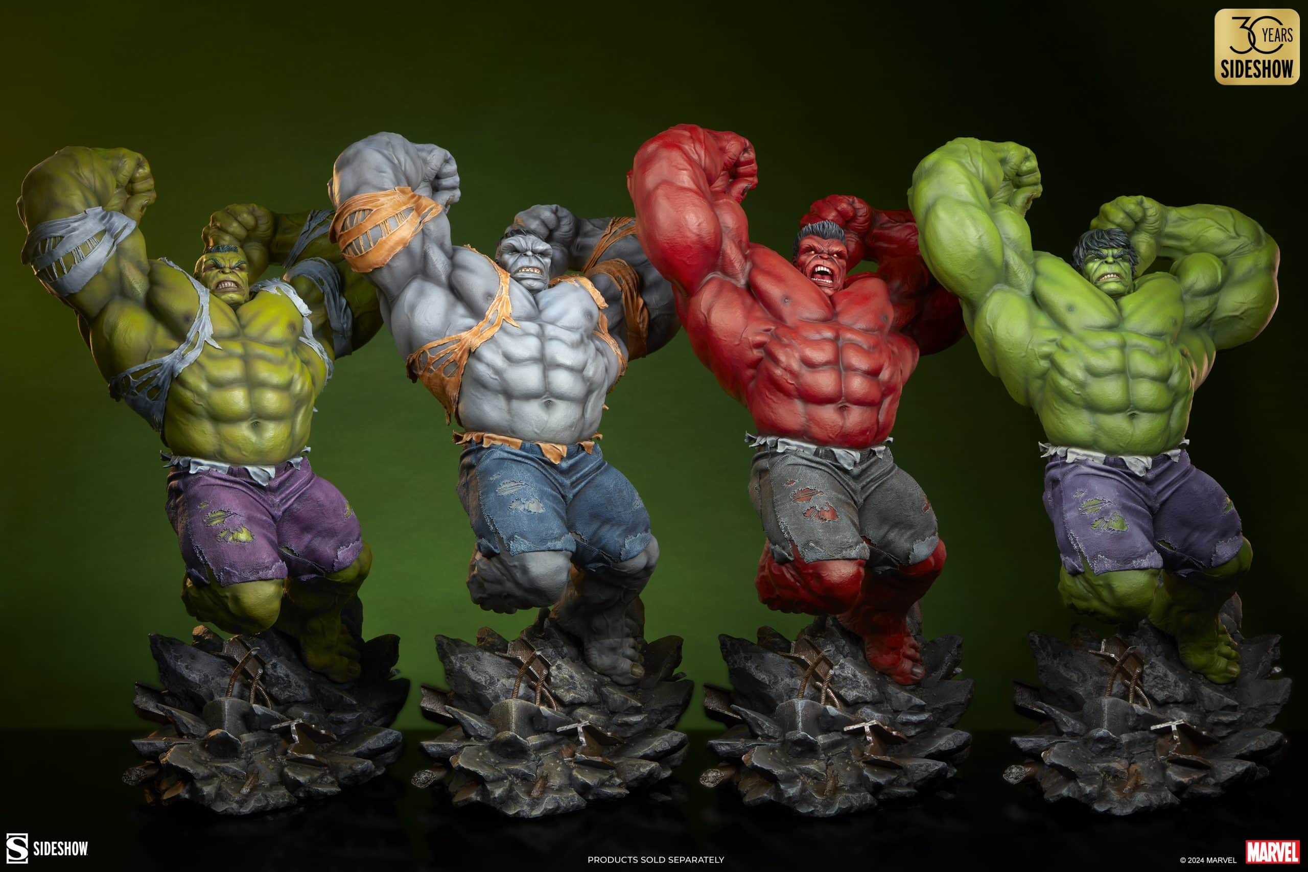 Sideshow Collectibles Red Hulk Thunderbolt Ross Premium Format Figure Store Exclusive Statue Variant