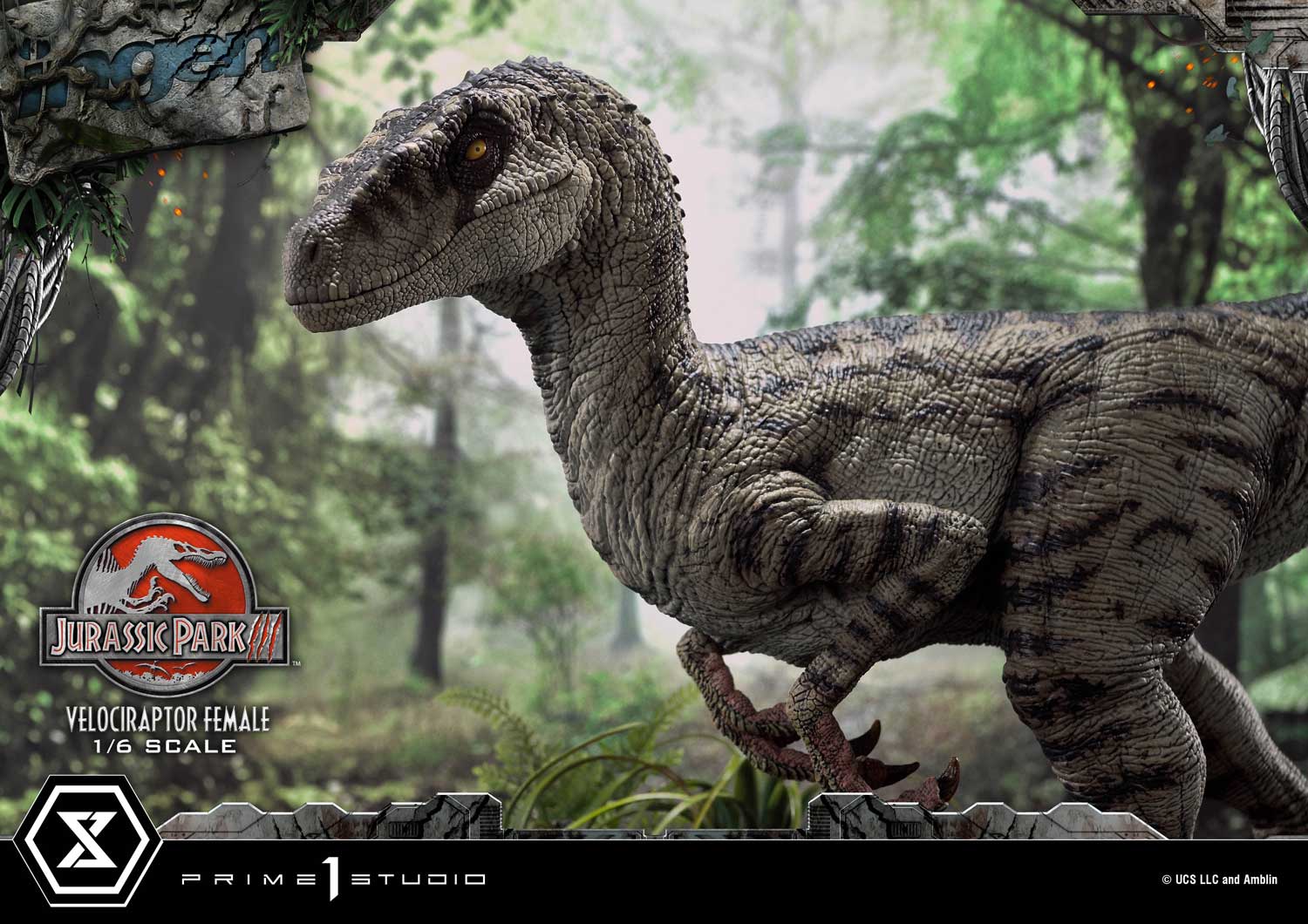 Prime 1 Studio Velociraptor Female Statue Jurassic Park Limited Collectible