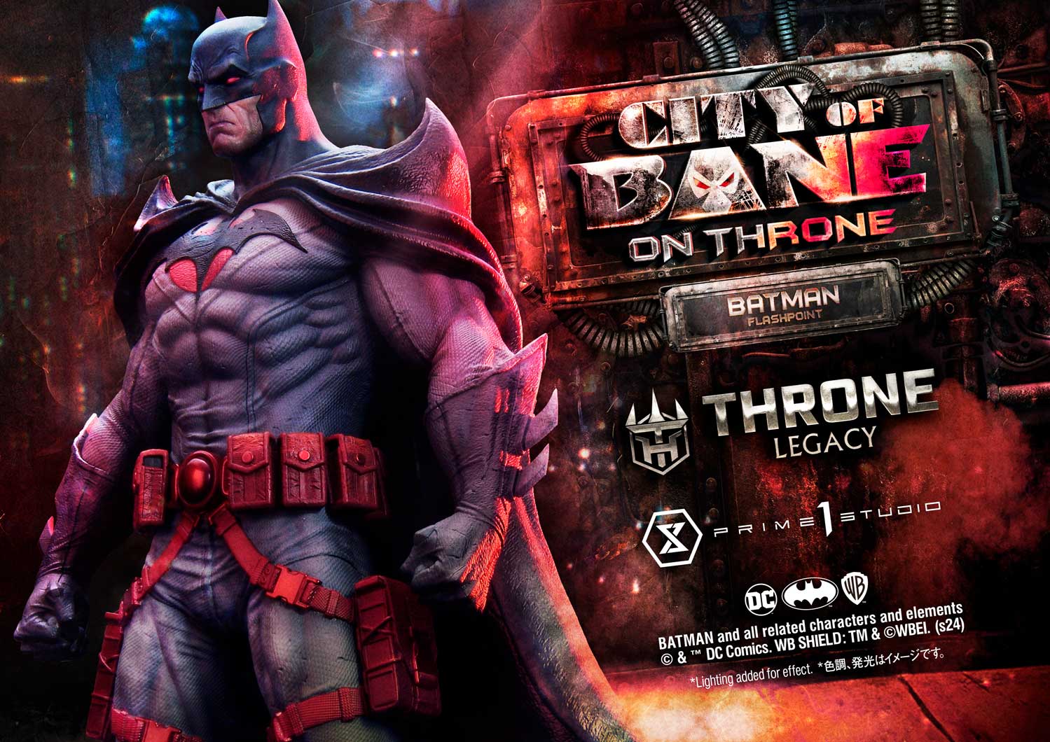 Prime 1 Studio Batman Flash Point Statue DC Comics Limited Collectible