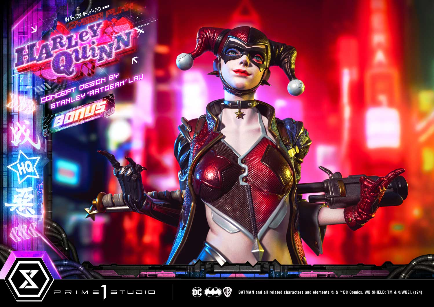 Prime 1 Studio Cyberpunk Harley Quinn Statues Ultimate Premium Masterline Collectible