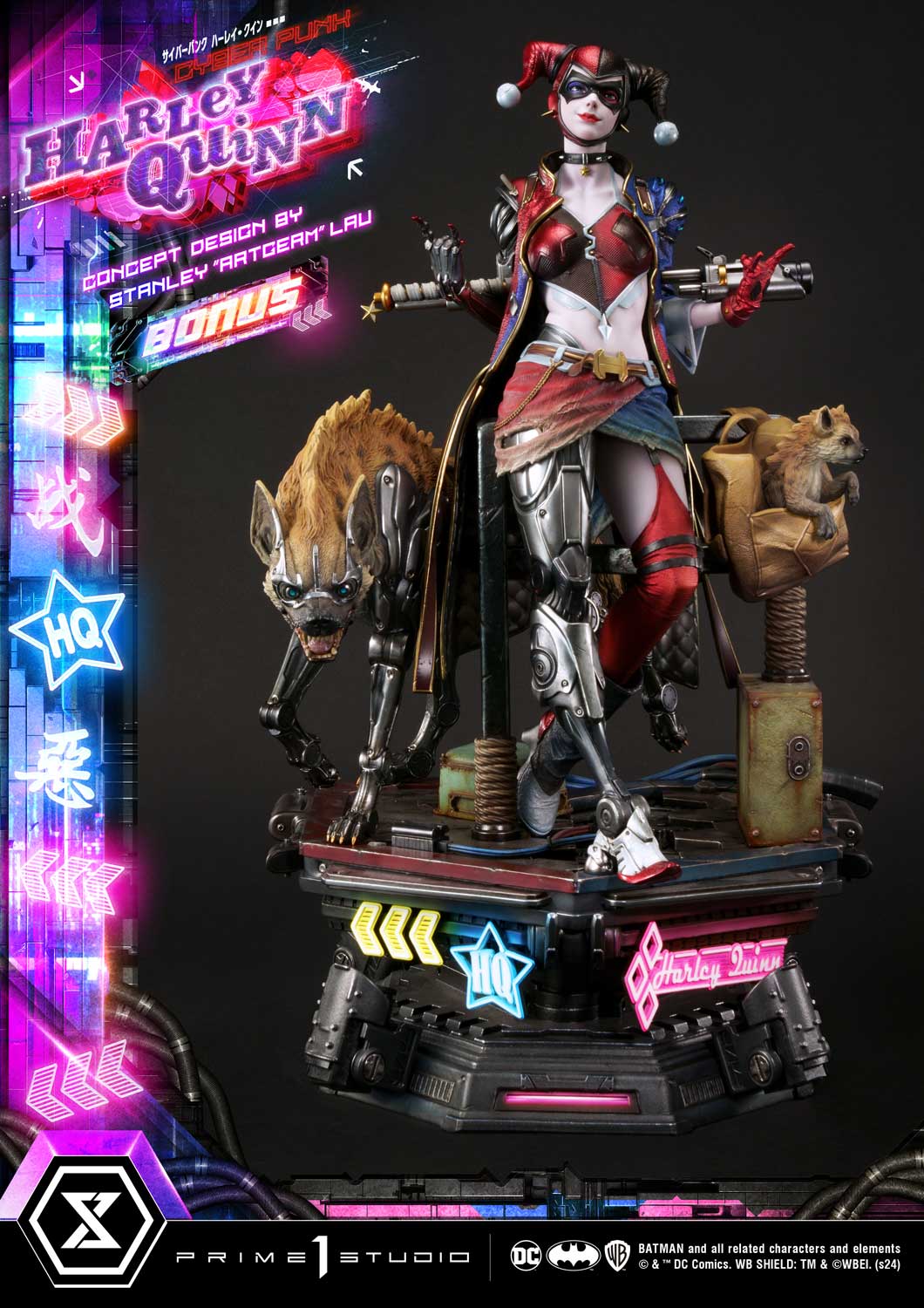 Prime 1 Studio Cyberpunk Harley Quinn Statues Ultimate Premium Masterline Collectible