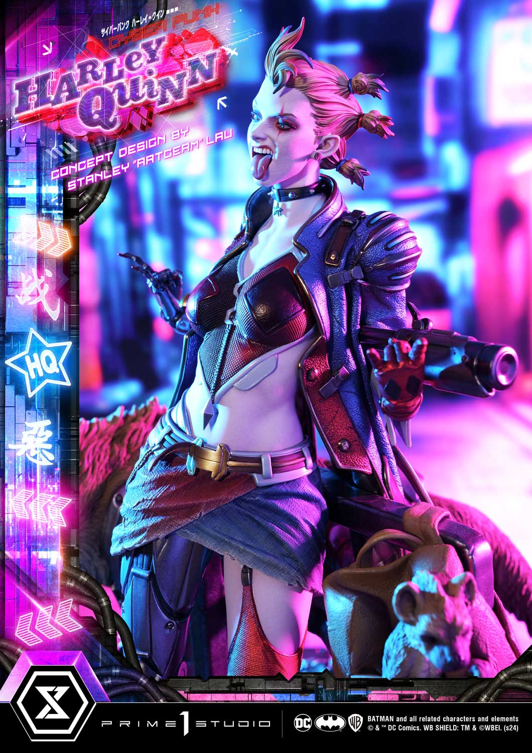 Prime 1 Studio Cyberpunk Harley Quinn Statues Ultimate Premium Masterline Collectible