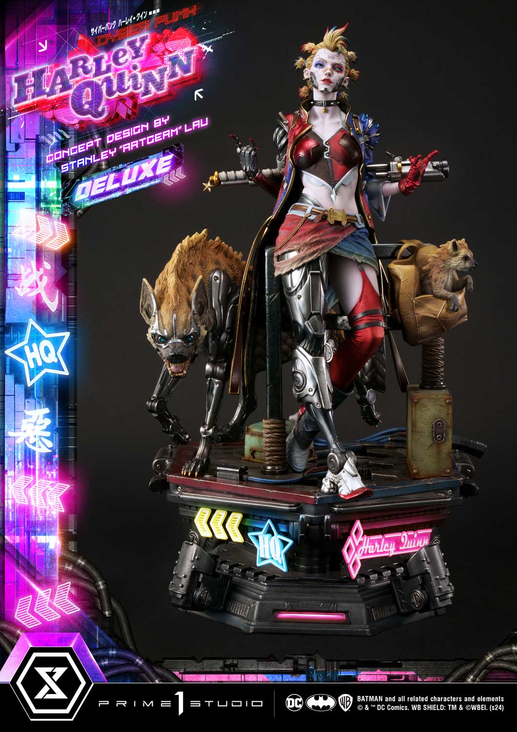 Prime 1 Studio Cyberpunk Harley Quinn Statues Ultimate Premium Masterline Collectible