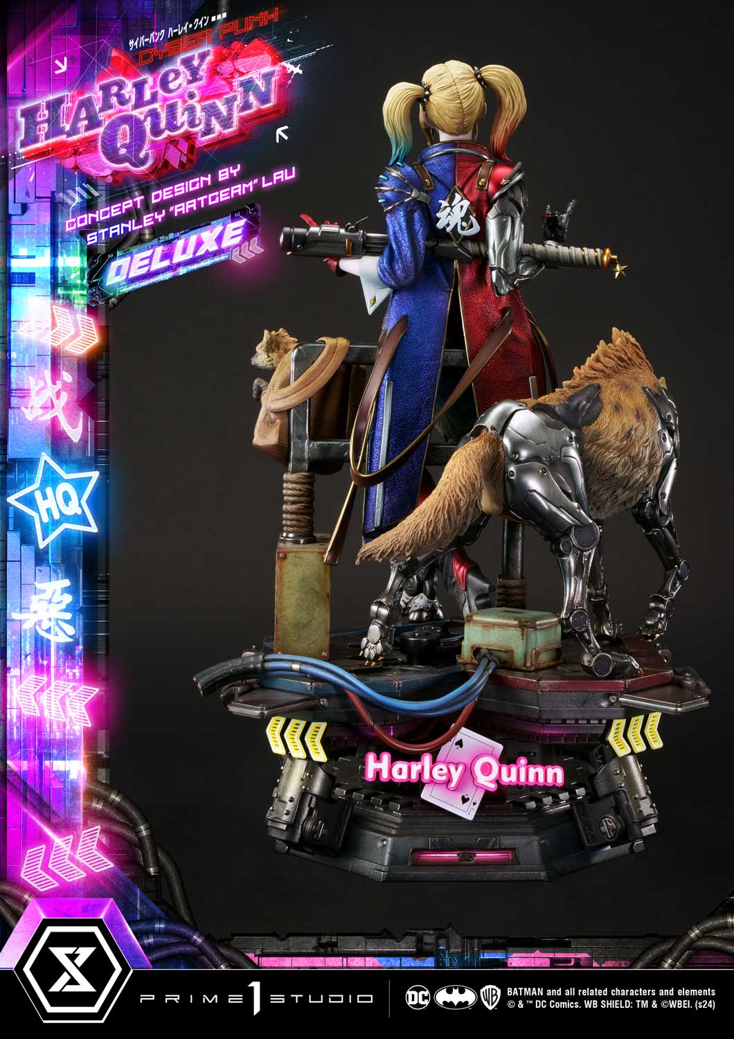 Prime 1 Studio Cyberpunk Harley Quinn Statues Ultimate Premium Masterline Collectible