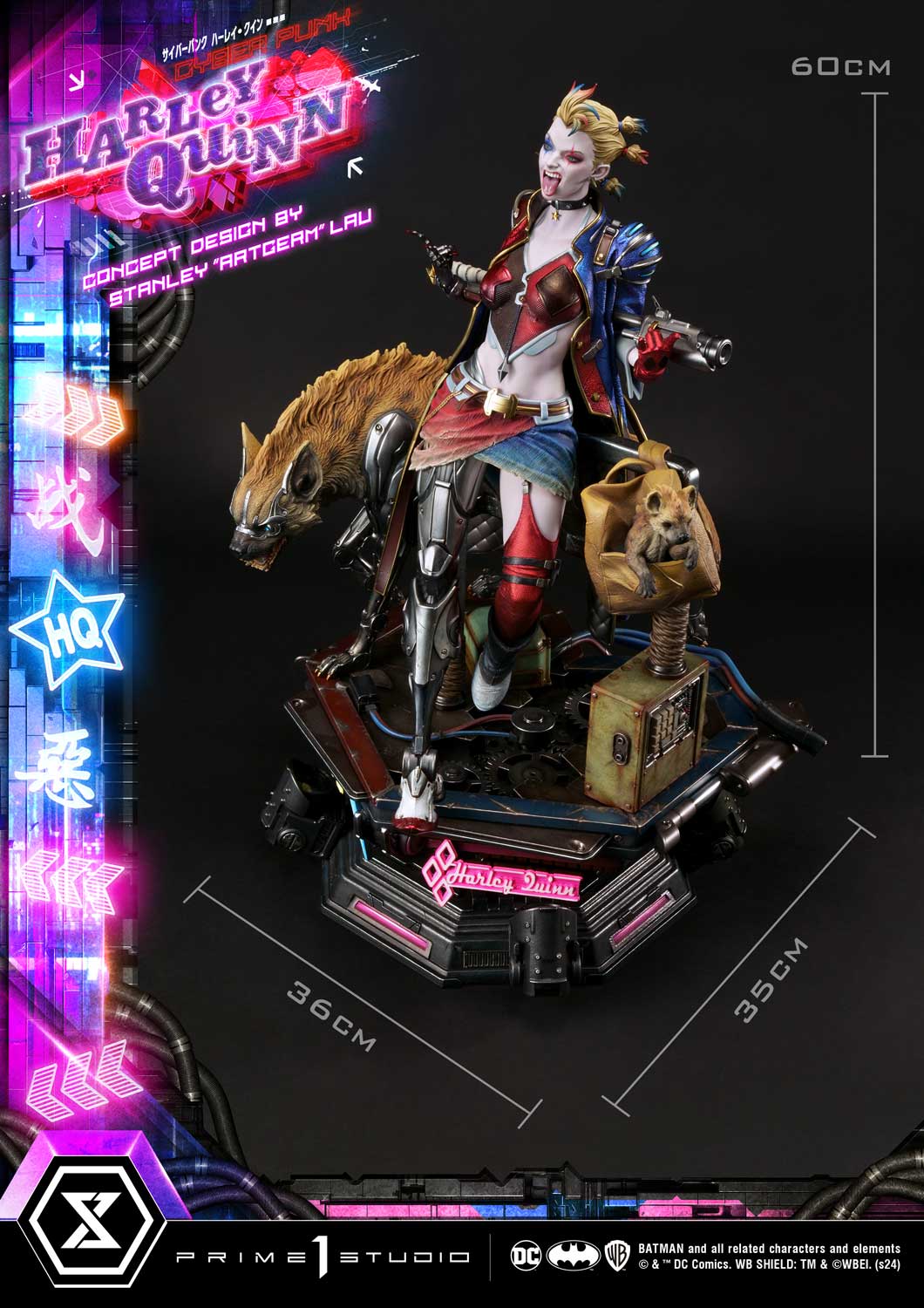 Prime 1 Studio Cyberpunk Harley Quinn Statues Ultimate Premium Masterline Collectible
