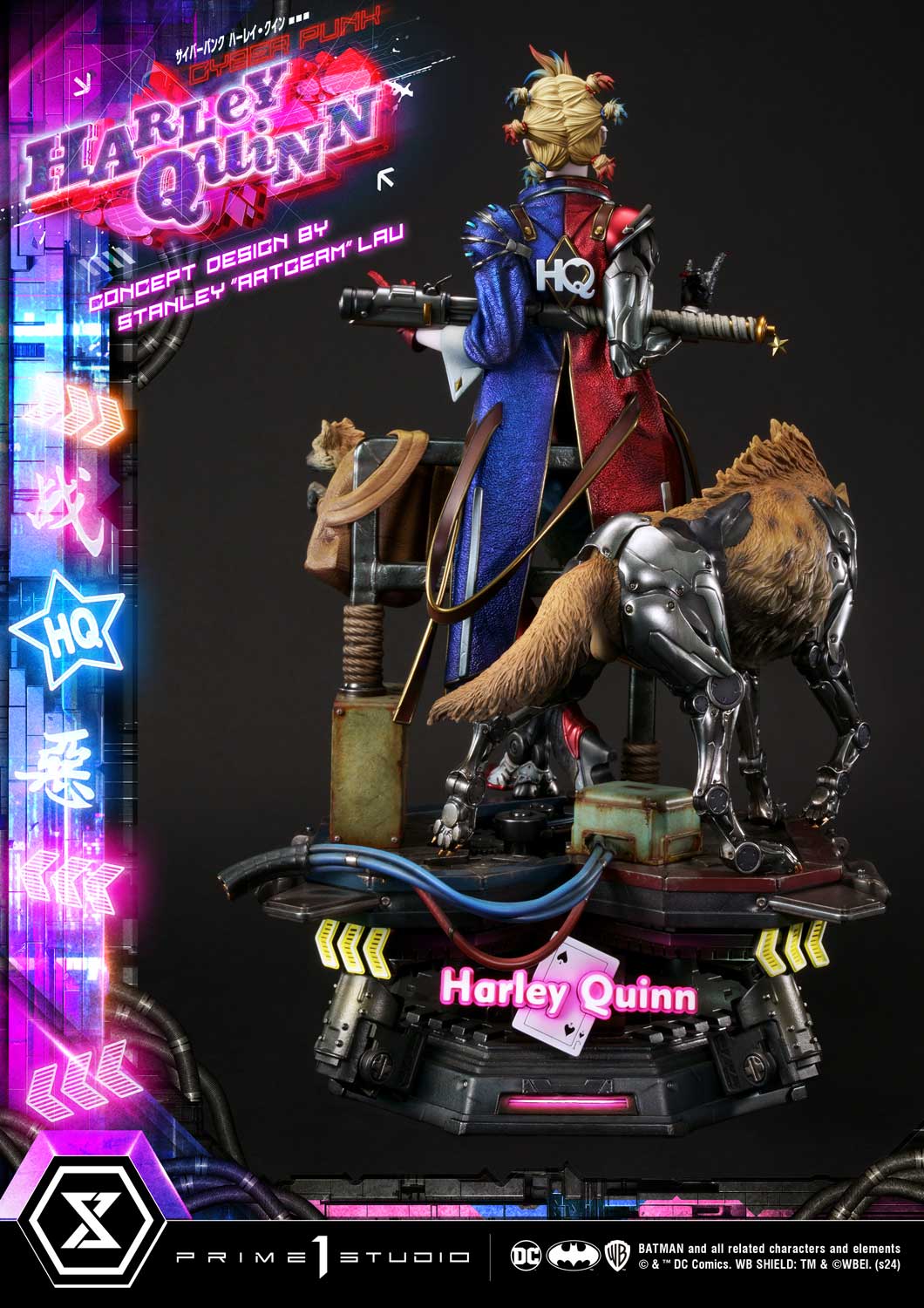 Prime 1 Studio Cyberpunk Harley Quinn Statues Ultimate Premium Masterline Collectible