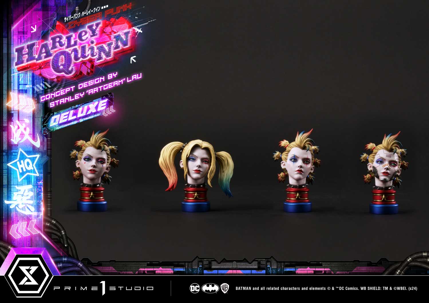 Prime 1 Studio Cyberpunk Harley Quinn Statues Ultimate Premium Masterline Collectible