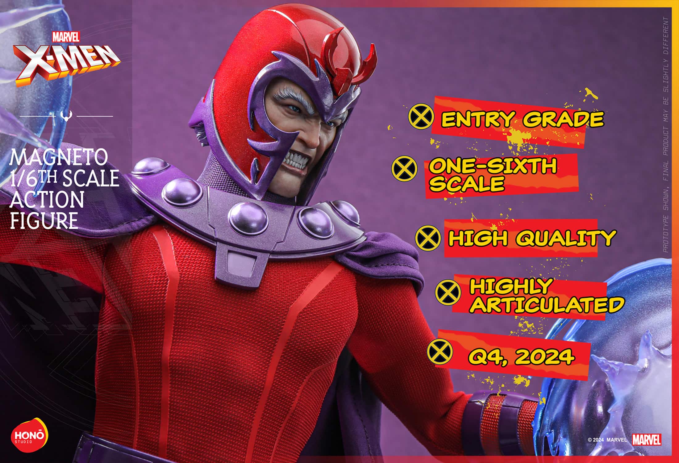 HONO Studios Magneto Sixth Scale Figure X-Men Limited 1/6 Collectible
