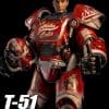 ThreeZero T-51 Nuka Cola Power Armor Sixth Scale Figure Fallout Limited Video Game Collectible