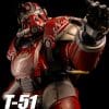 ThreeZero T-51 Nuka Cola Power Armor Sixth Scale Figure Fallout Limited Video Game Collectible