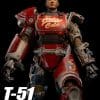 ThreeZero T-51 Nuka Cola Power Armor Sixth Scale Figure Fallout Limited Video Game Collectible