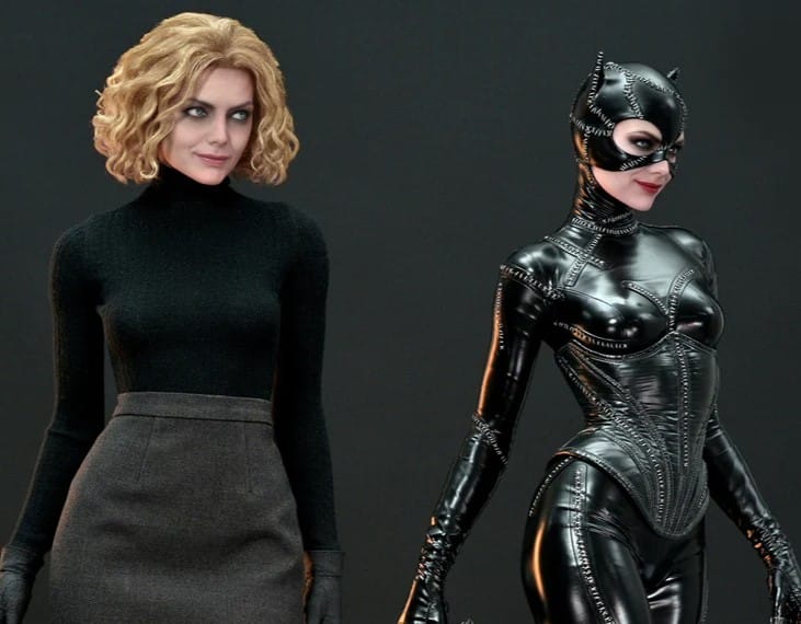 JND Studios Batman Returns Catwoman 1/3 Scale Statue Dual Version